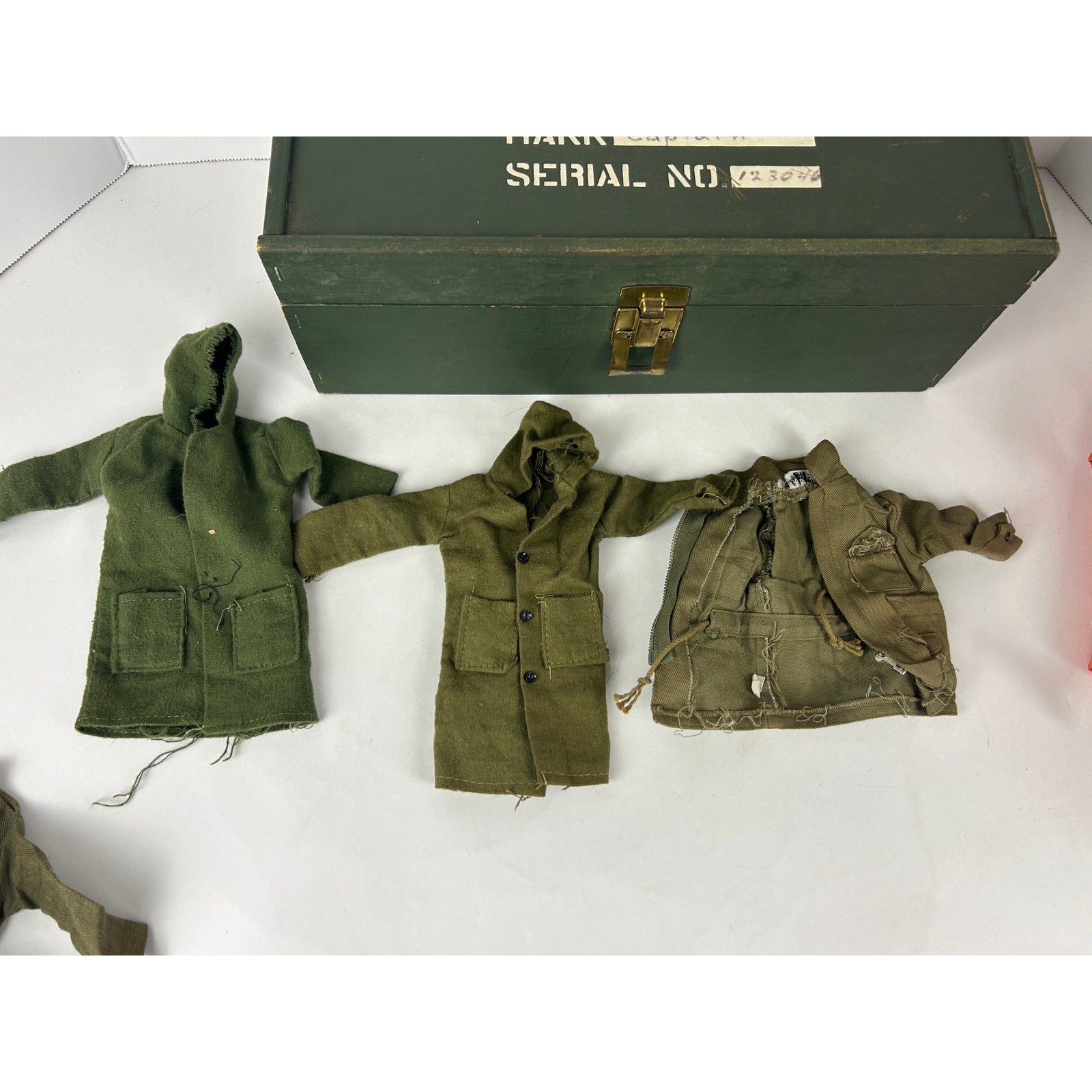 Vintage GI Joe Lot Two Figures Footlocker Uniforms Weapons Accessories