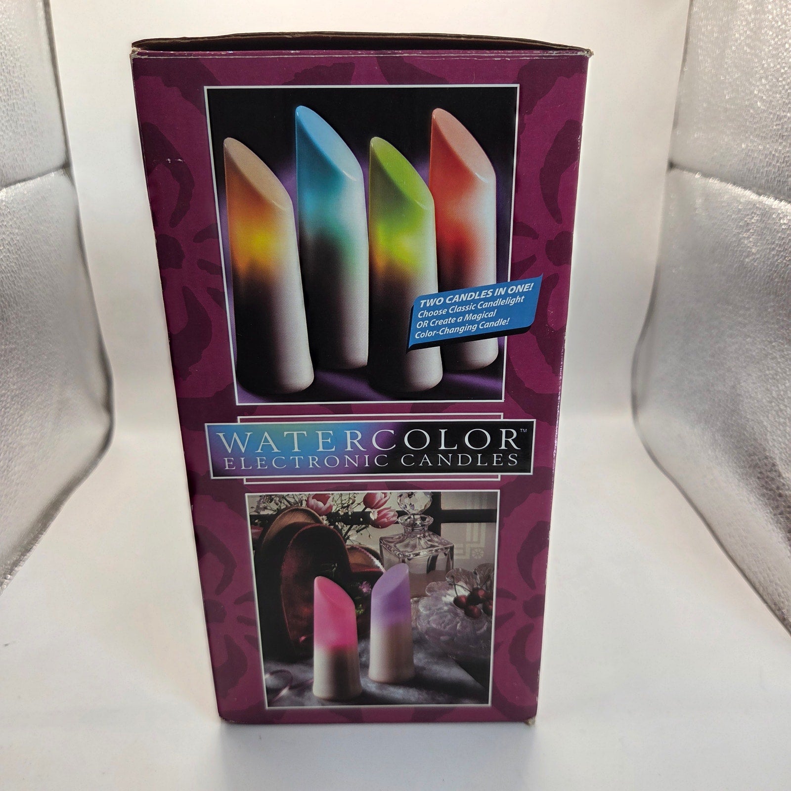 Watercolor Electronic Candles 4-Piece Set Color-Changing LED No Flame
