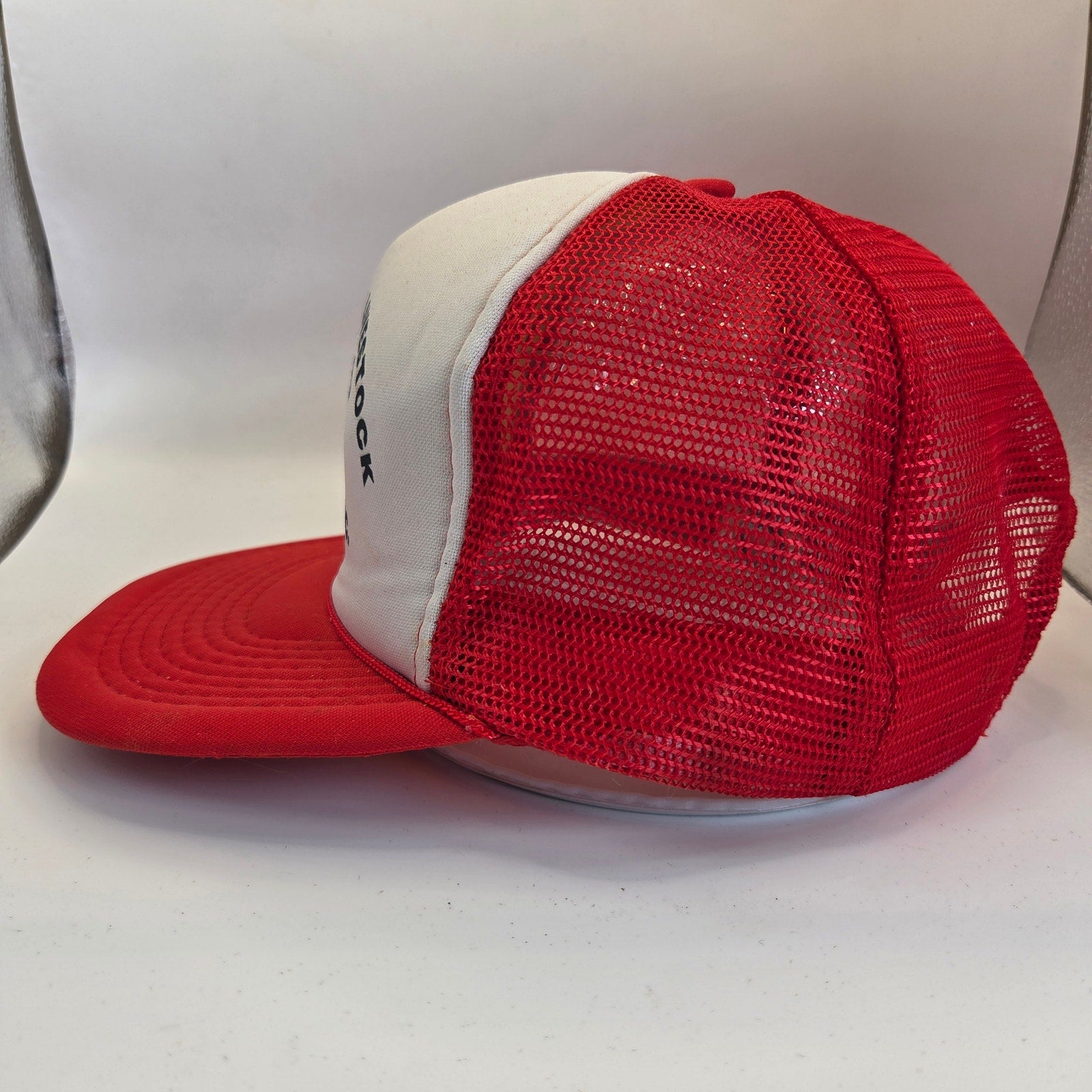 Vintage Princeton Livestock Market MN Re Play Foam Mesh Snapback Trucker Hat