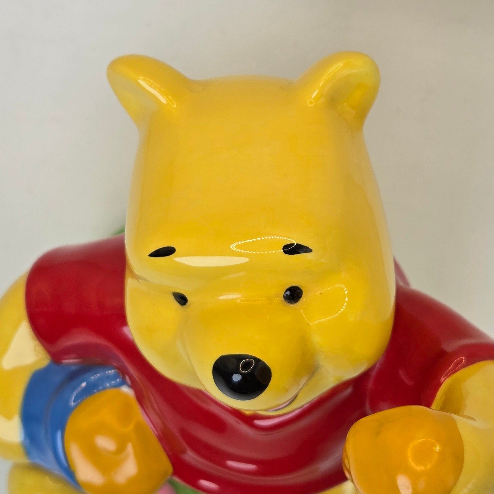 Disney Winnie the Pooh Enesco Ceramic Piggy Bank 8" Honey Pot Coin Bank