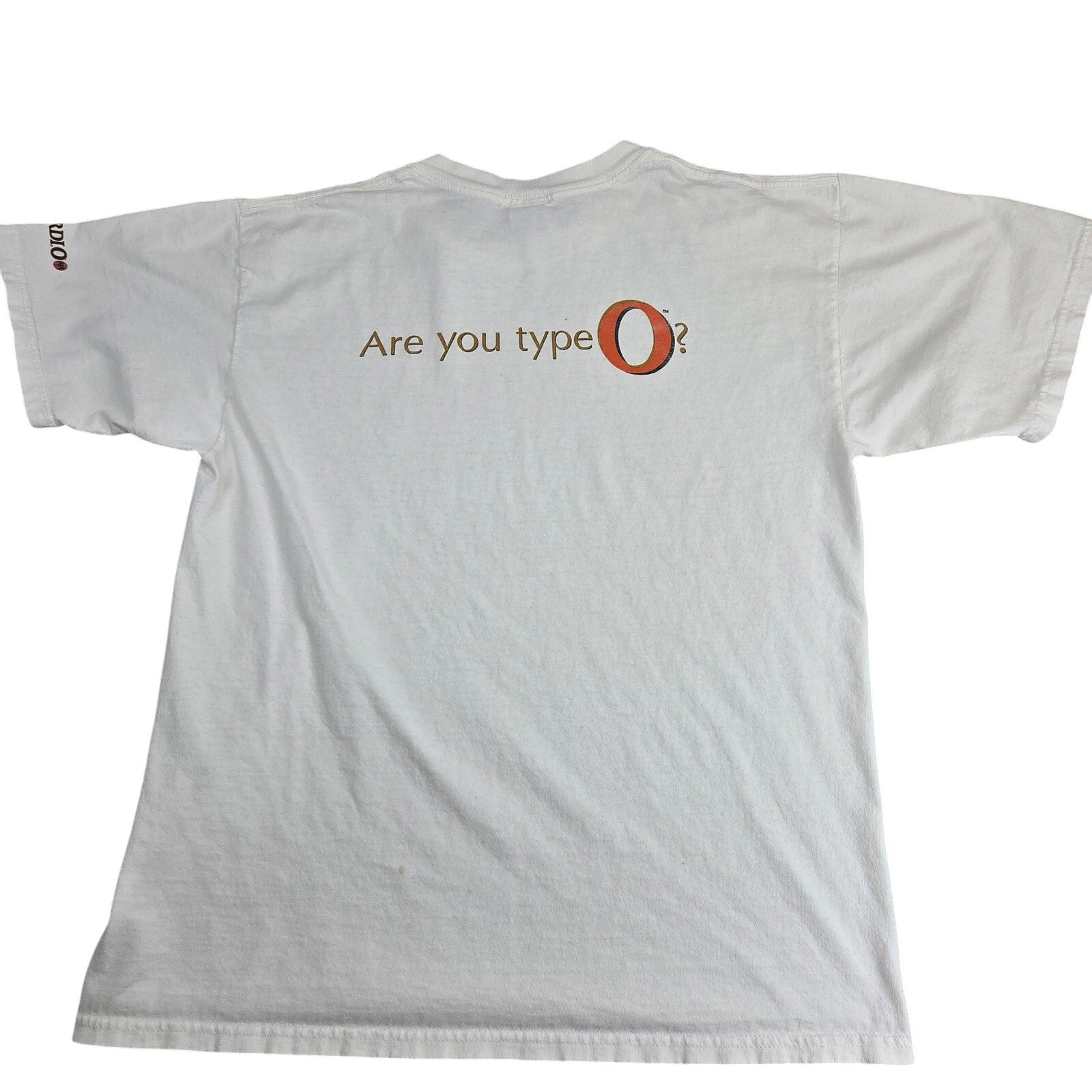 Vintage 2002 Bacardi O Are You Type O Promo T Shirt Large Double Sided Logo