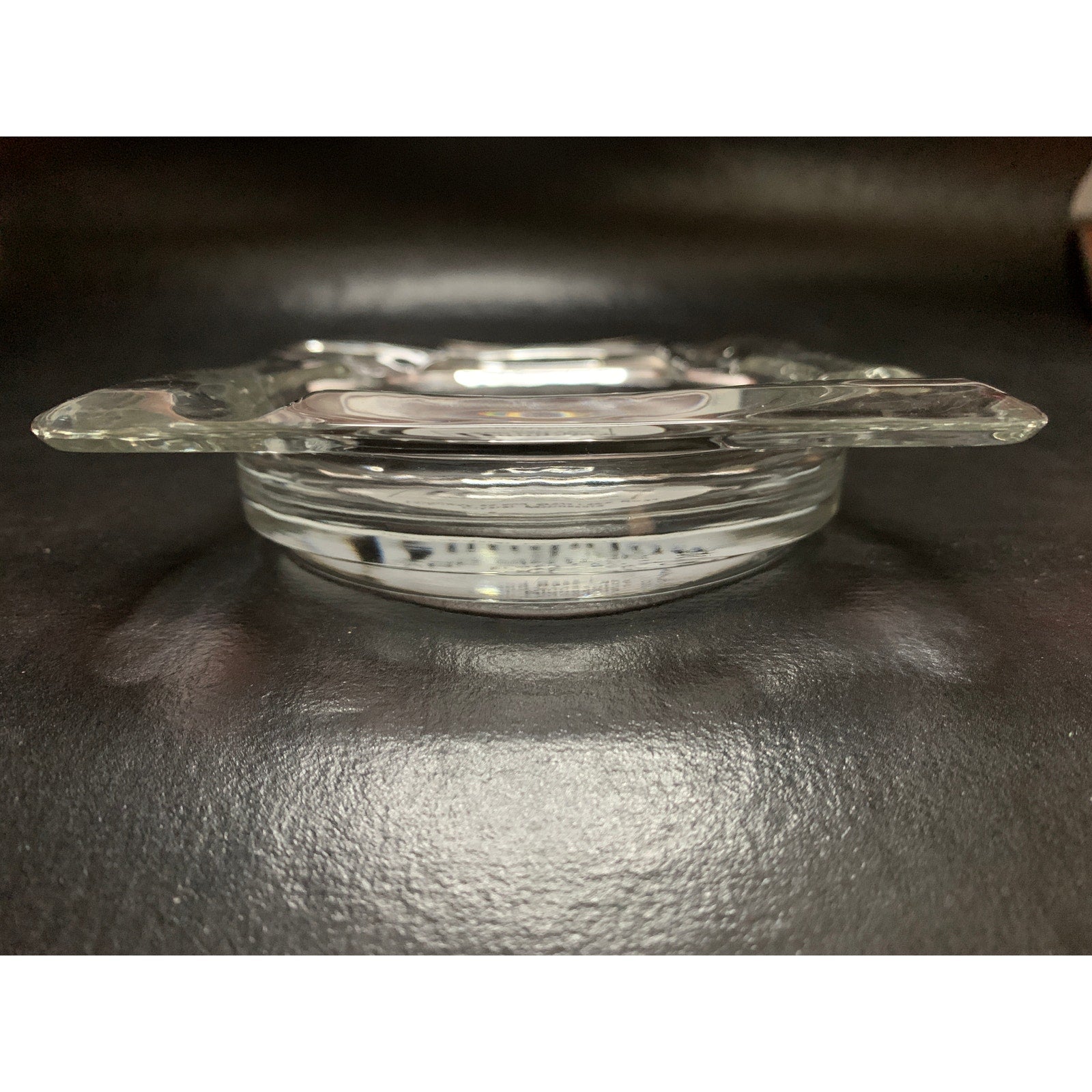 Vintage Bungalow Inn Motel Crystal MN Glass Advertising Ashtray Highway 52