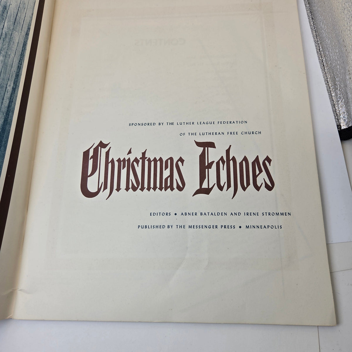 Vintage 1950s Christmas Echoes Lutheran Booklet Messenger Press Minneapolis MN