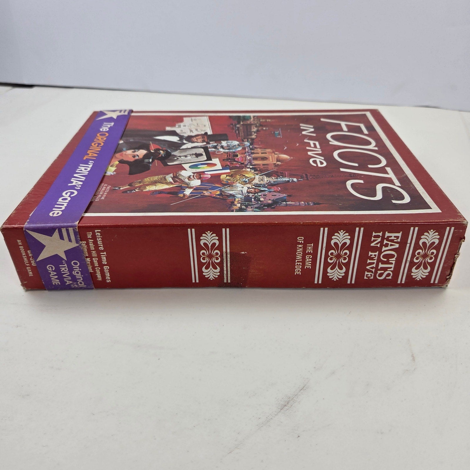 1976 Avalon Hill Facts in Five Original Trivia Game Complete Unpunched Letters