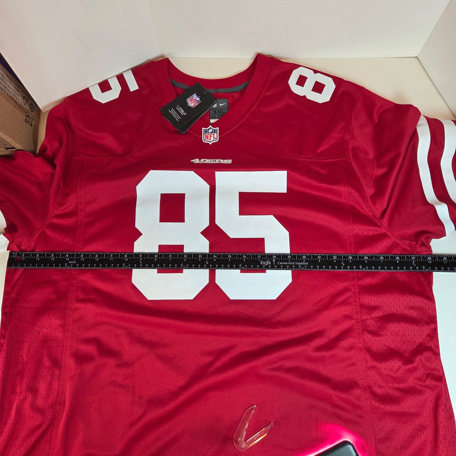 George Kittle #85 San Francisco 49ers Nike On Field Dri-Fit NFL Home Jersey 3XL