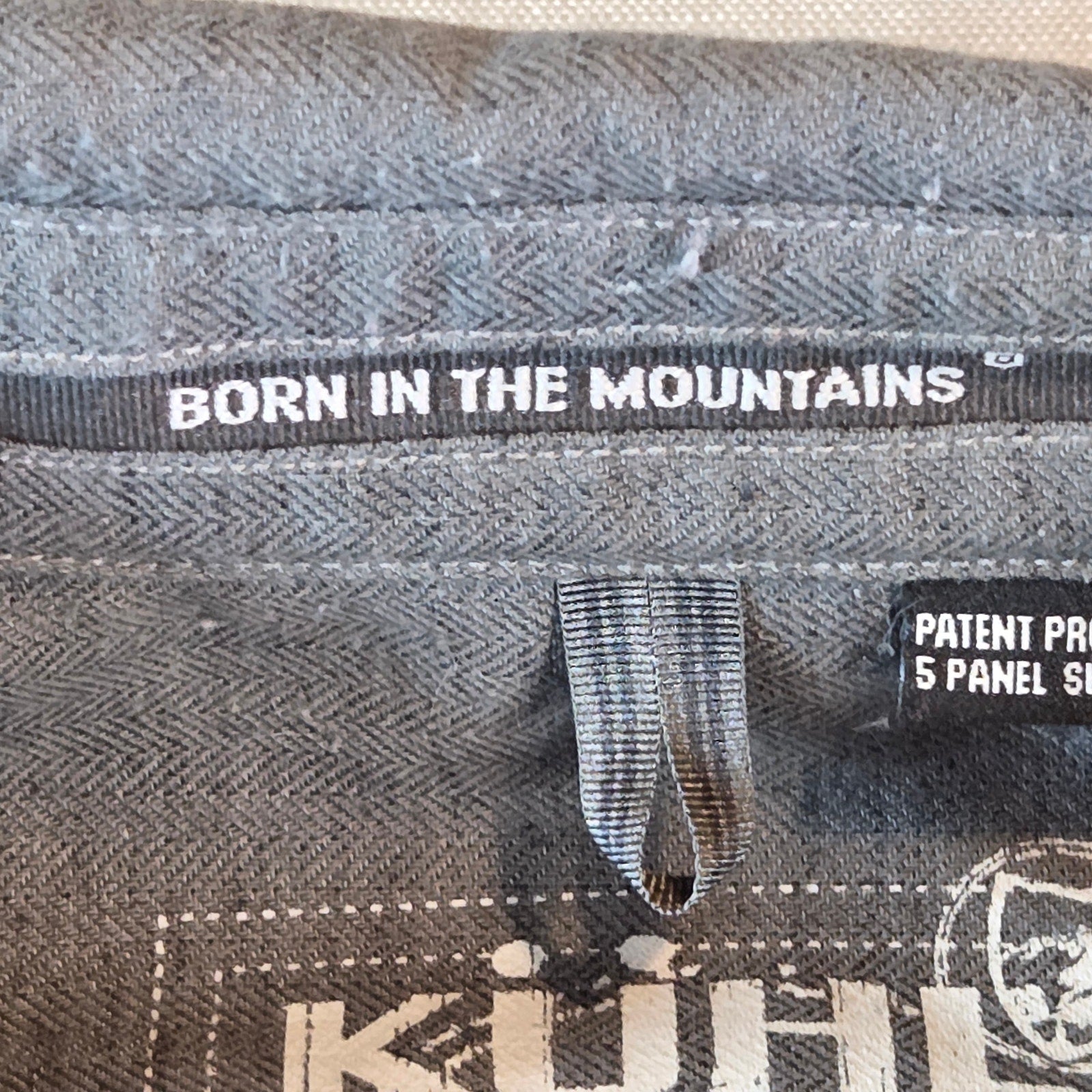 Kuhl Men’s XL Button Up Shirt Gray Long Sleeve Cotton Blend Outdoor