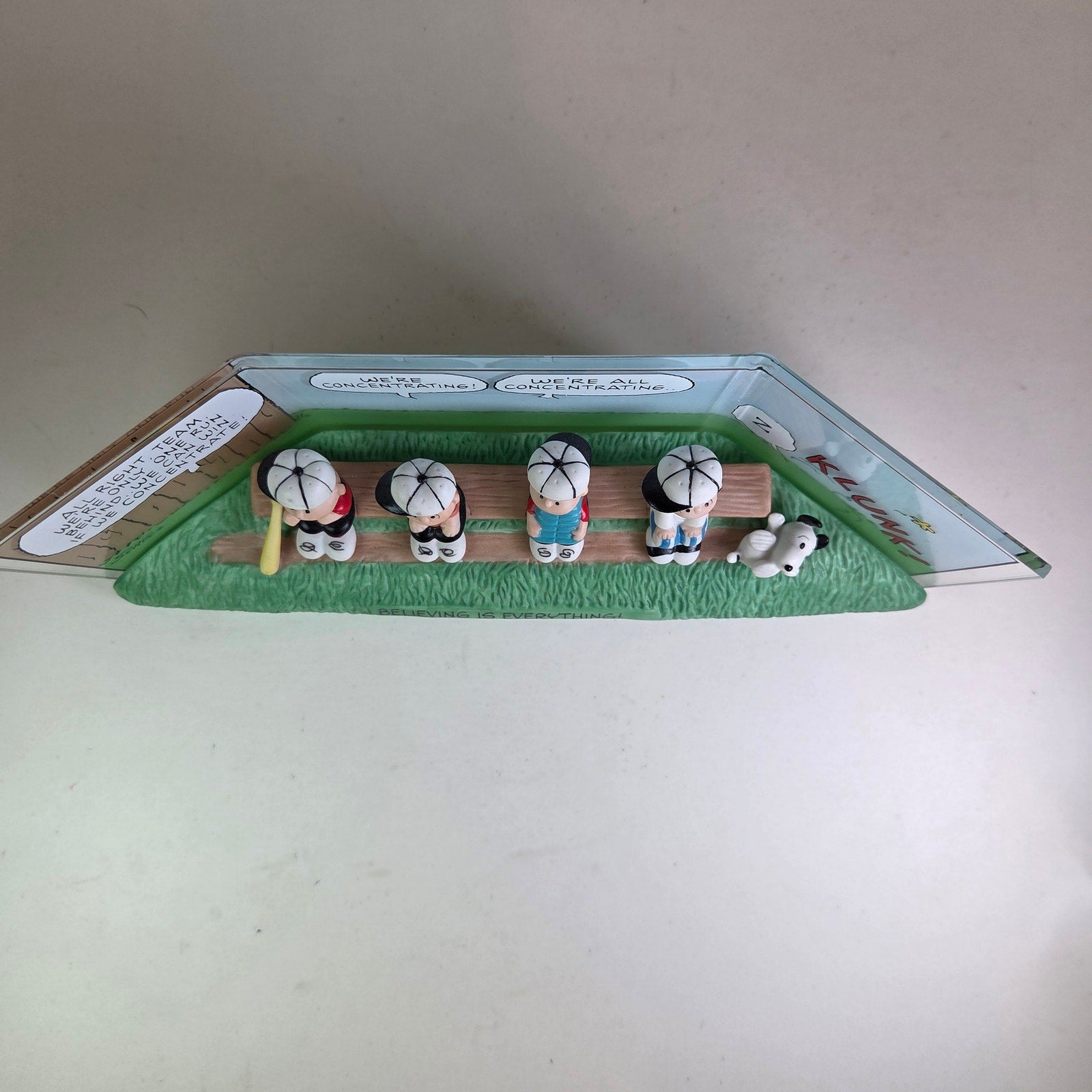 Hallmark Peanuts Gallery The Winning Team Baseball Figurine Snoopy 2000 LE