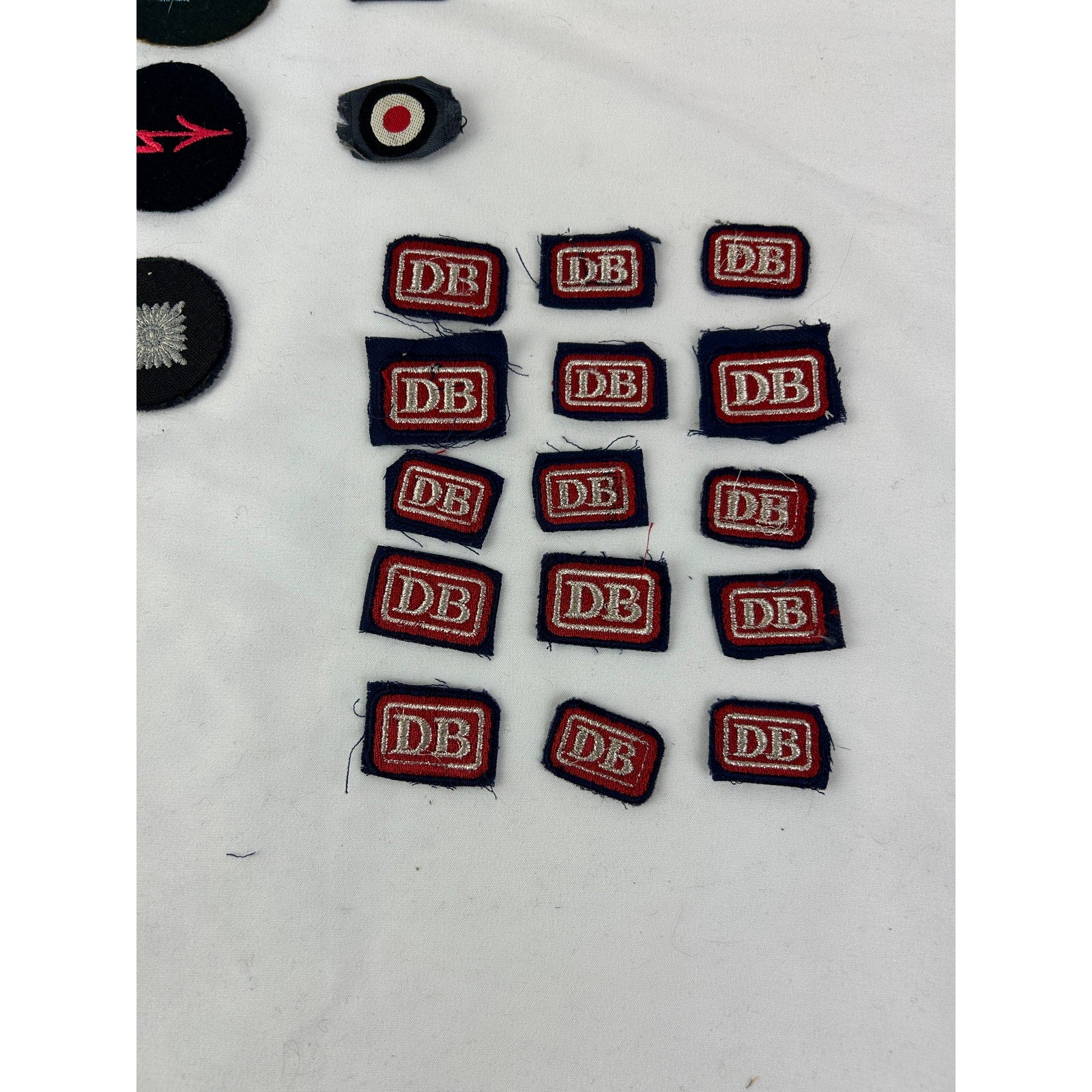 Vintage German Military Patch Lot Bundeswehr DB Insignia 50pc