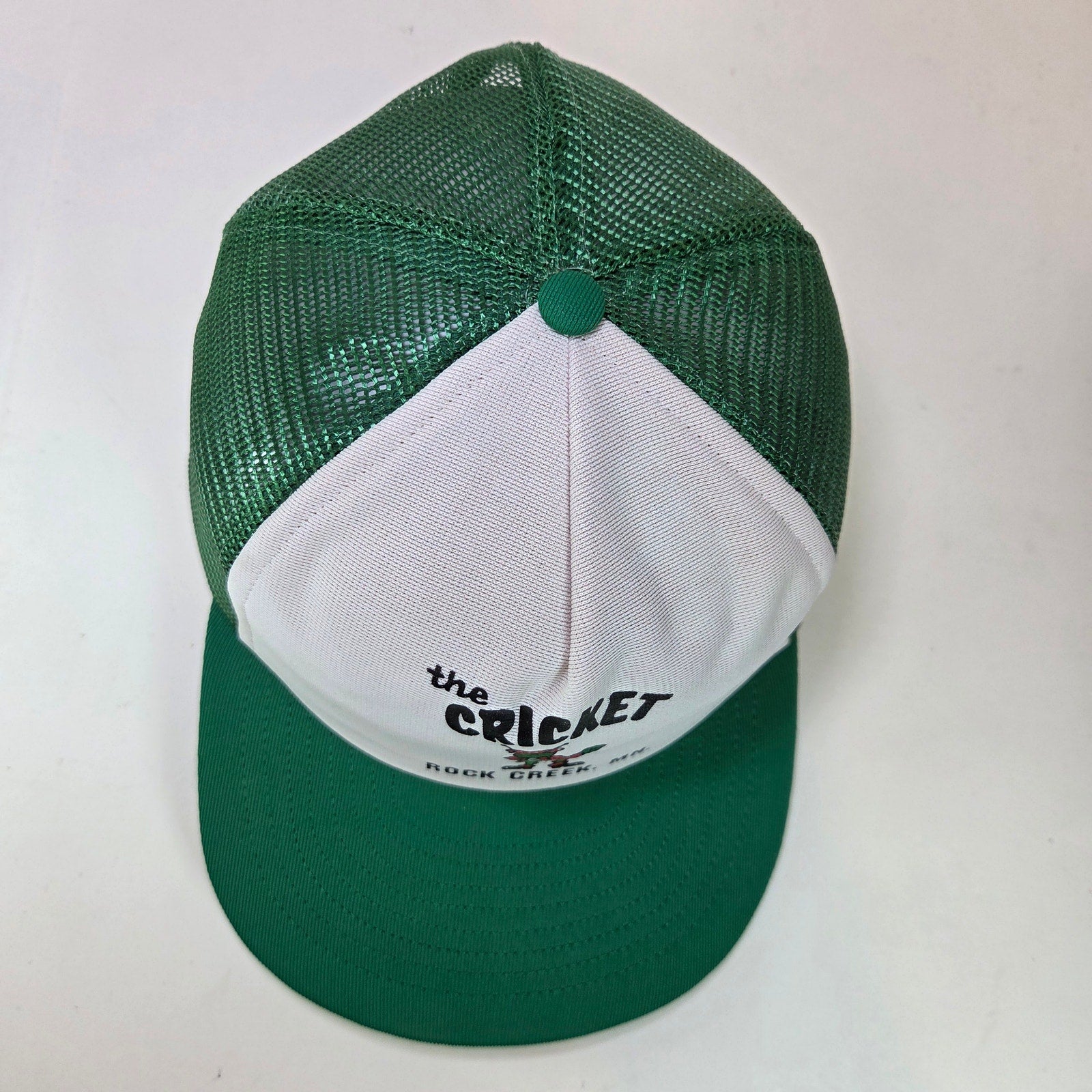 Vintage MacGregor Trucker Hat The Cricket Rock Creek MN Snapback Cap