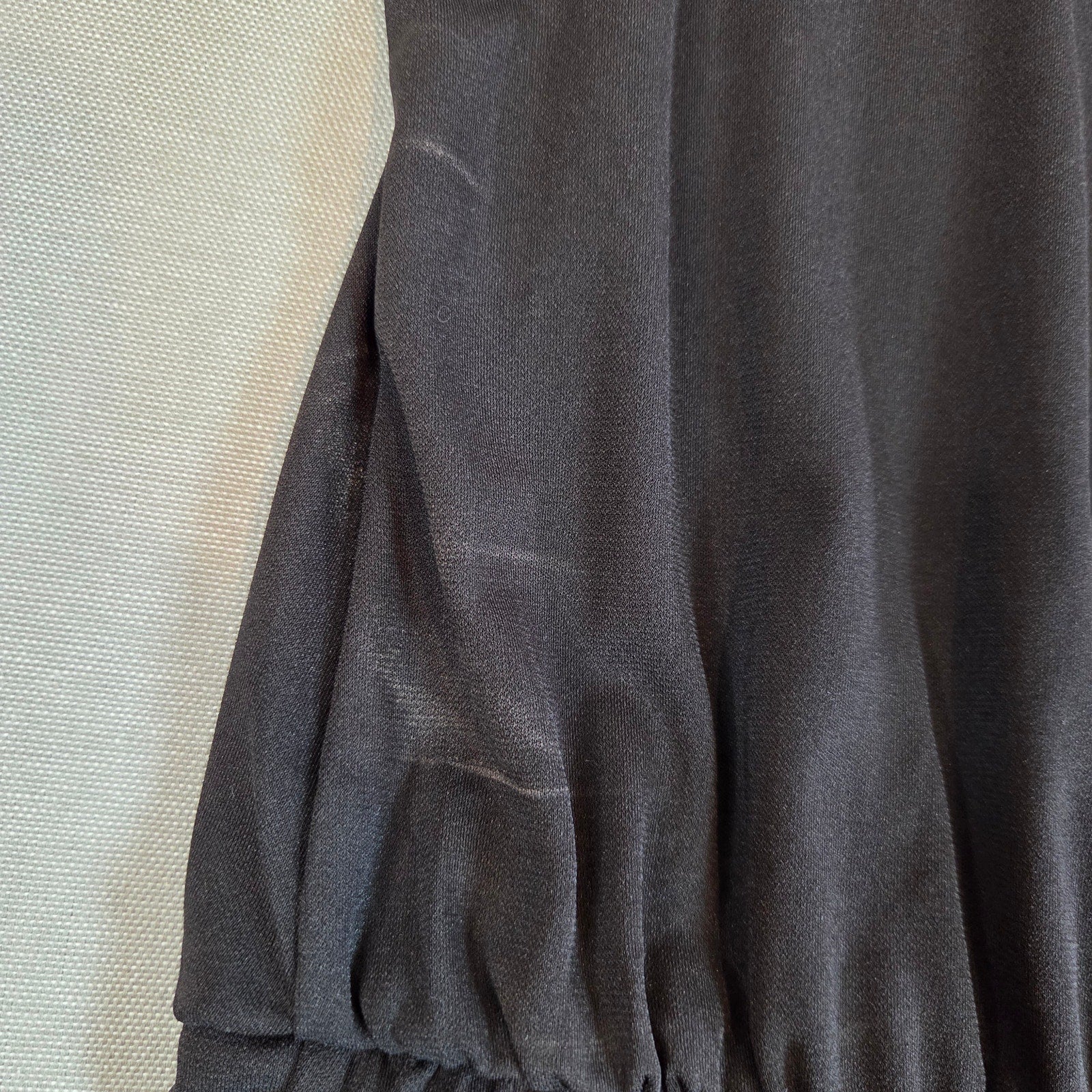 Dov Ri for Impulse Black Sleeveless Wrap Dress XS Polyester Macy’s Exclusive