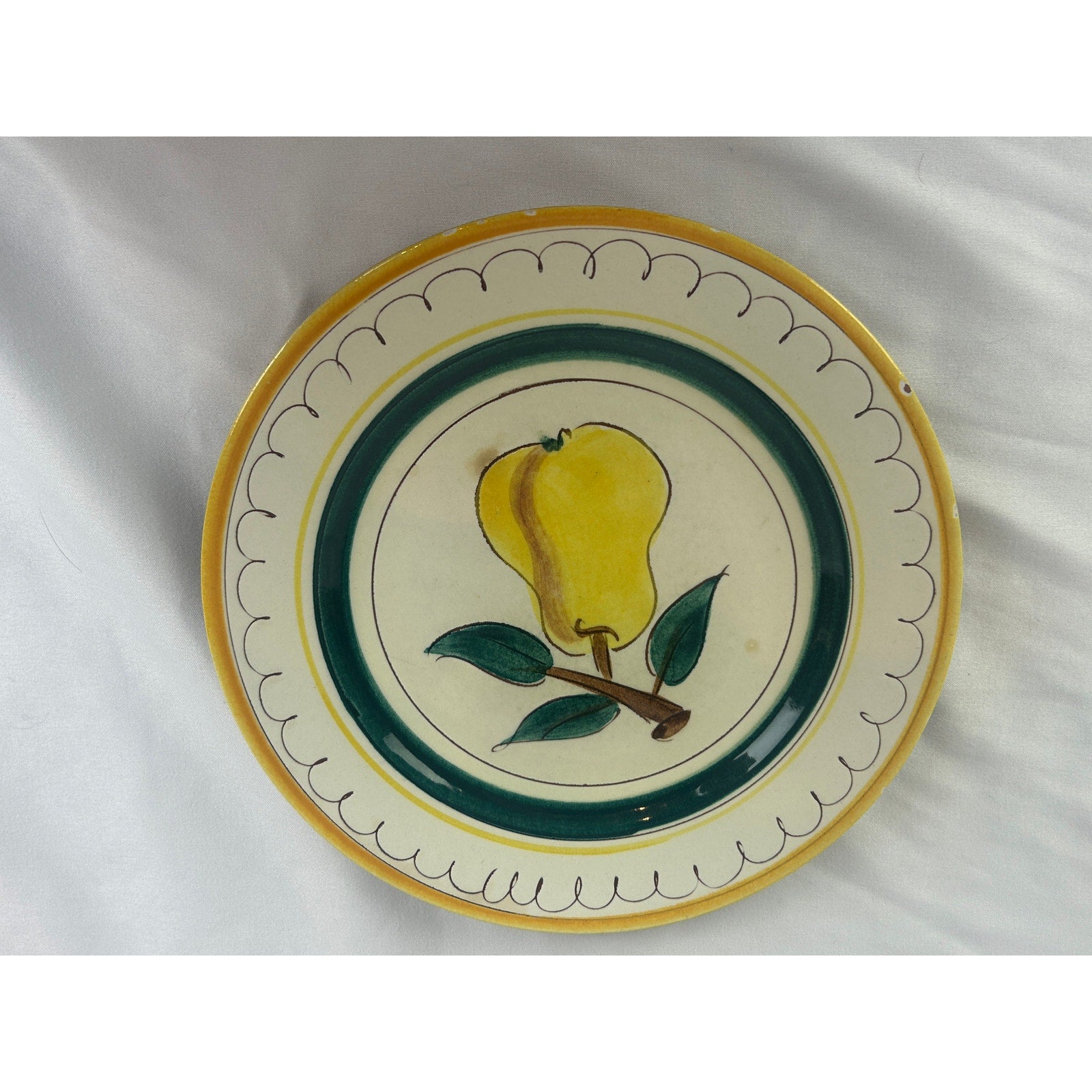 Stangl Pottery Fruit Pattern 8" Salad Plates Set of 5 Hand Painted