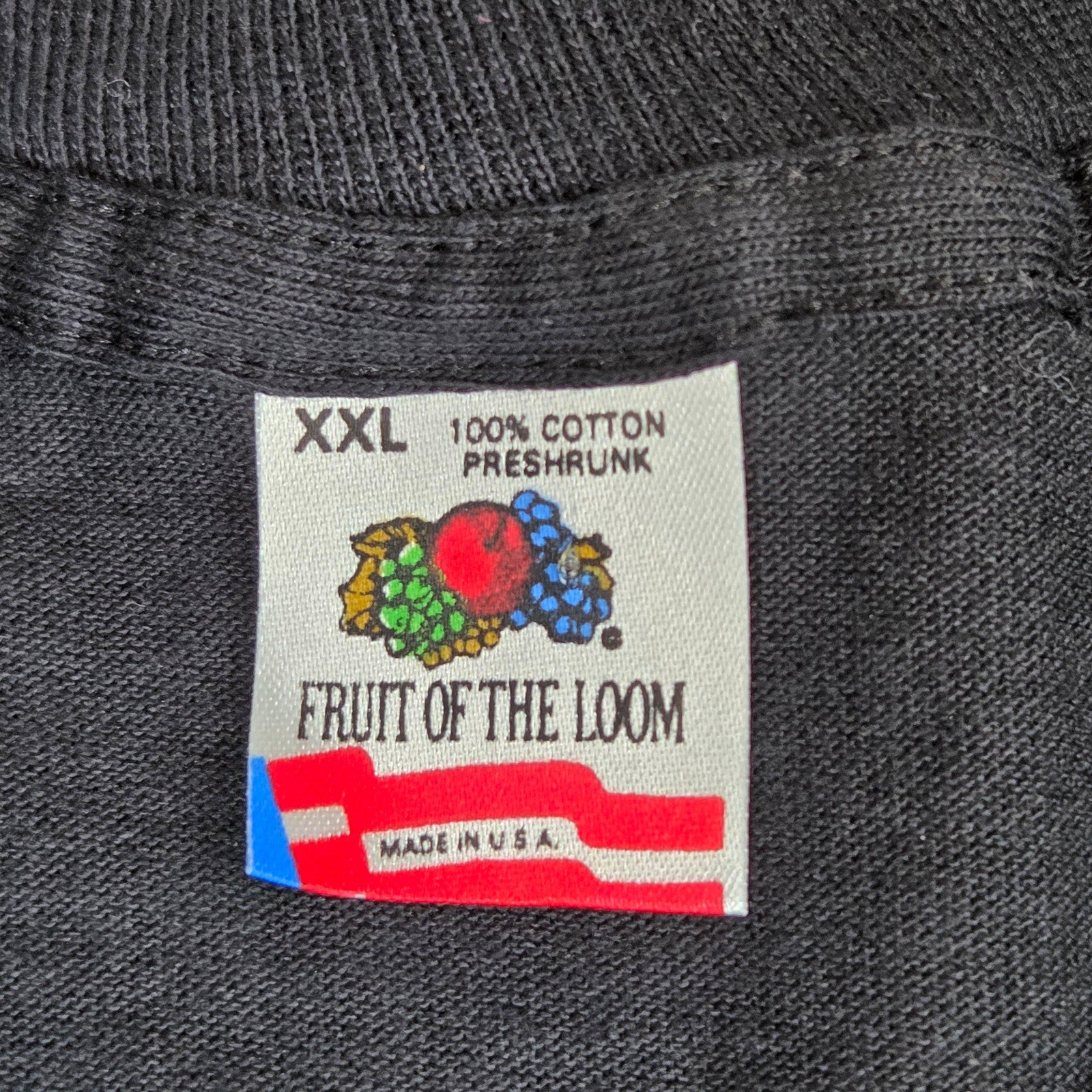 Fruit Of The Loom Sturgis 1990 Vintage Graphic T Shirt XXL USA Made Bold Tee