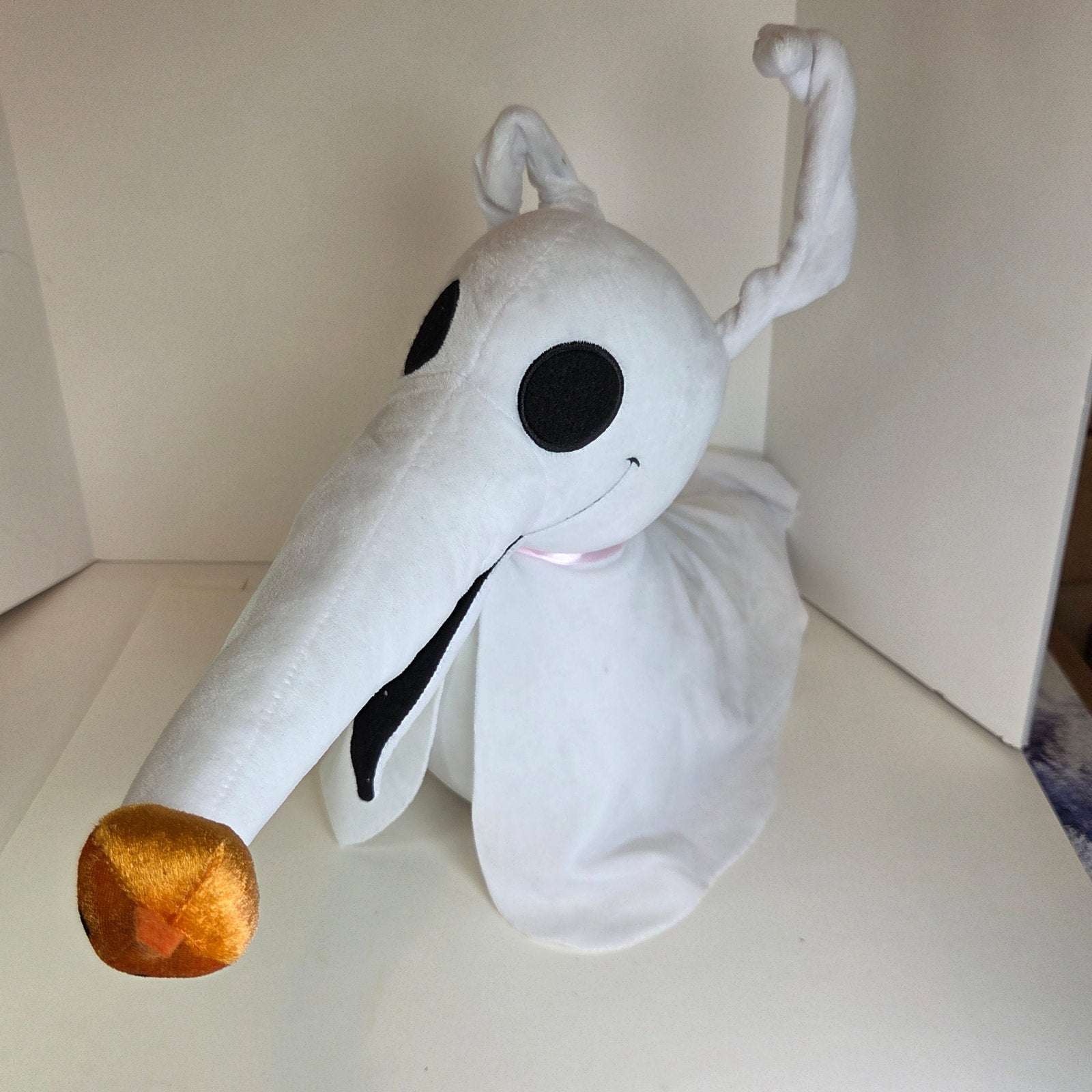 Disney Nightmare Before Christmas Zero Dog Plush 24" Large White Toy