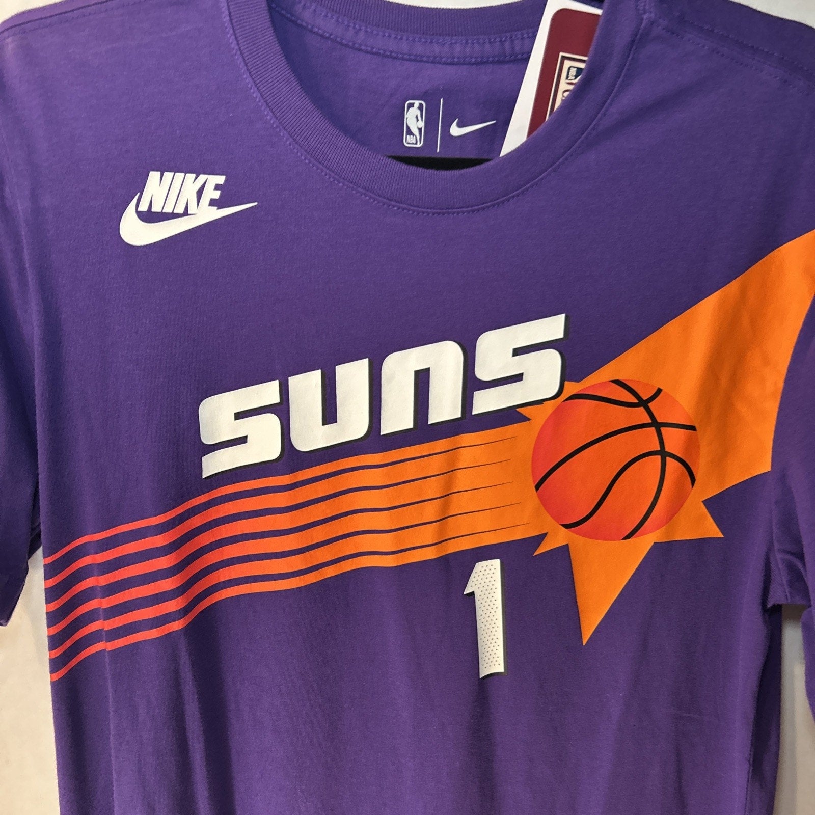 Phoenix Suns #1 Devin Booker Nike NBA T-Shirt - Small