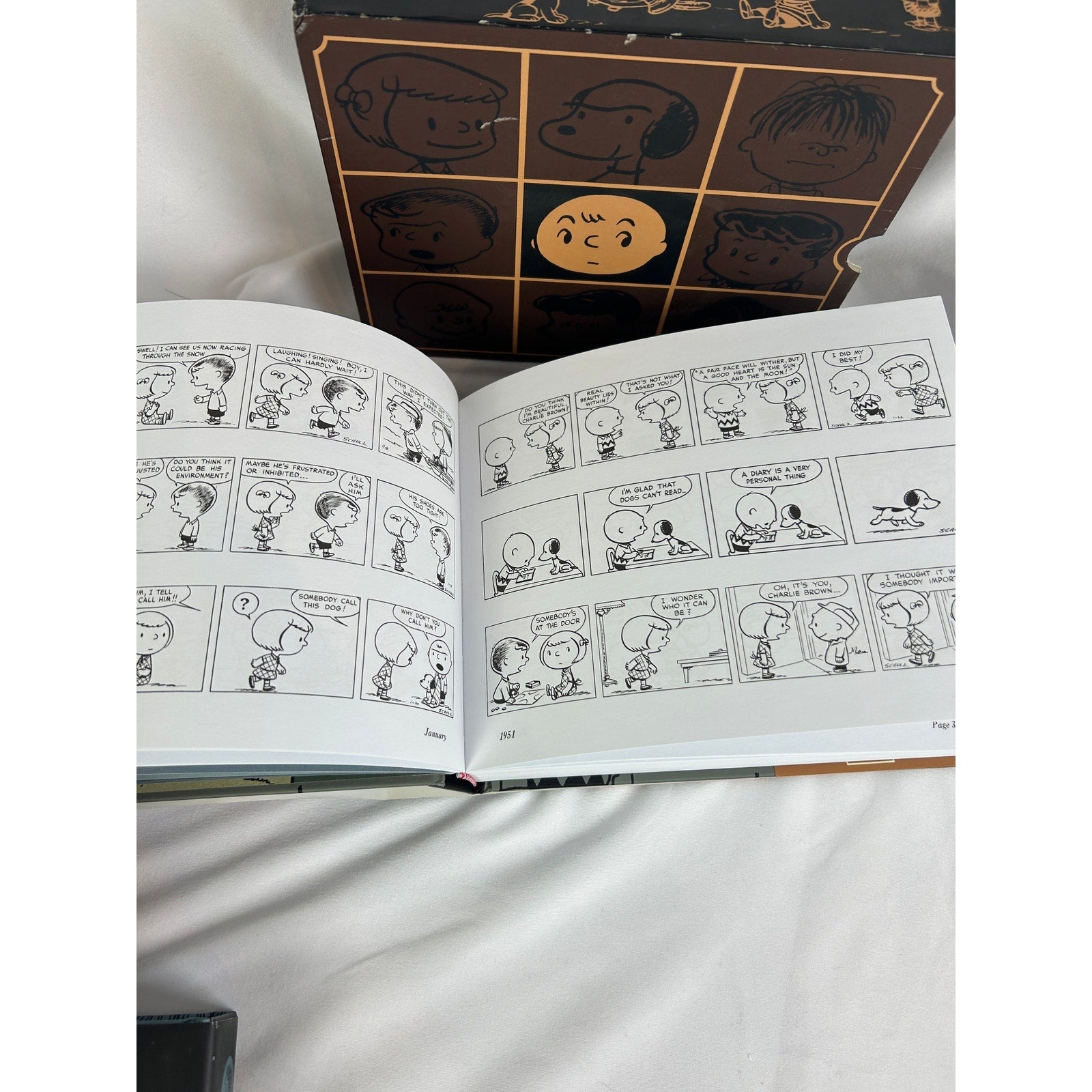 The Complete Peanuts Vol 1-2 Box Set 1950-1954 Fantagraphics Hard Cover
