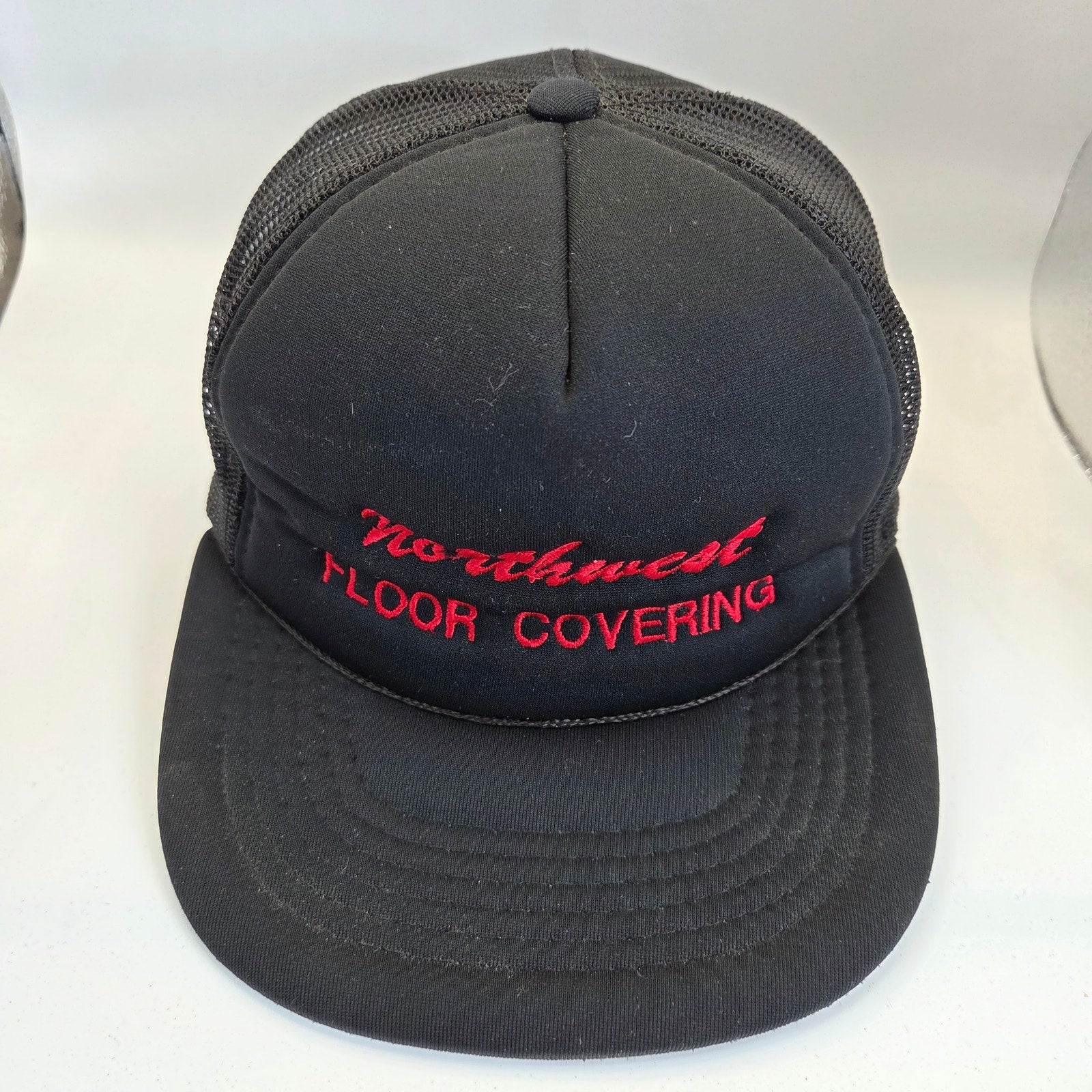 Vintage Yupoong Northwest Floor Covering Foam Mesh Trucker Snapback Hat OSFA