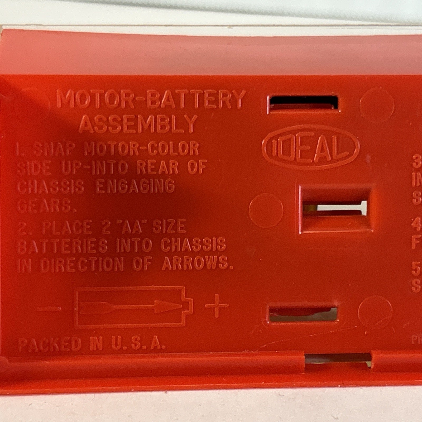 1960s Ideal Motorific Ferrari #9 Battery Operated Car w/ Original Display Case