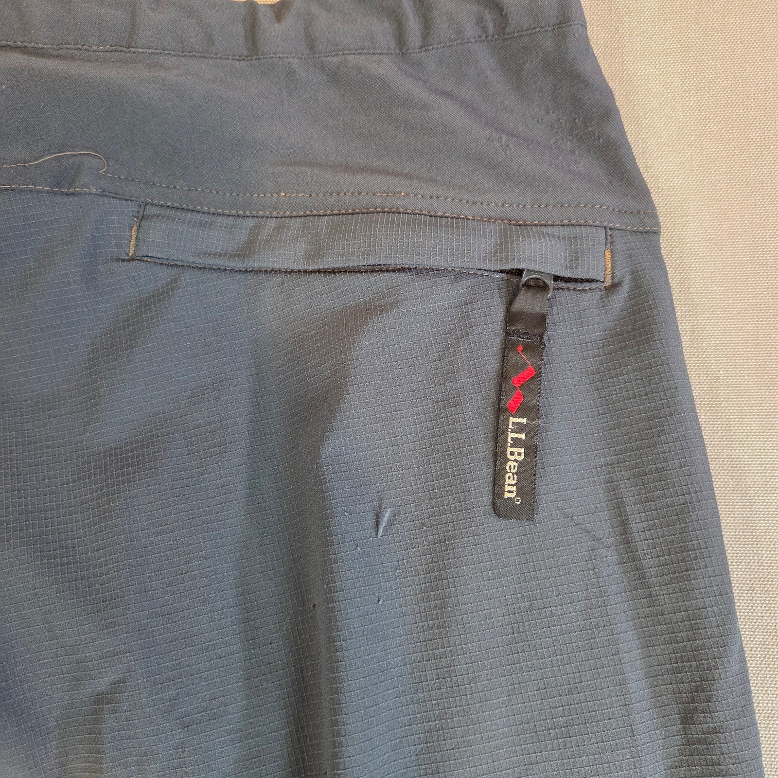 LL Bean Schoeller Dryskin Outdoor Hiking Pants Men’s XL Regular Gray Nylon