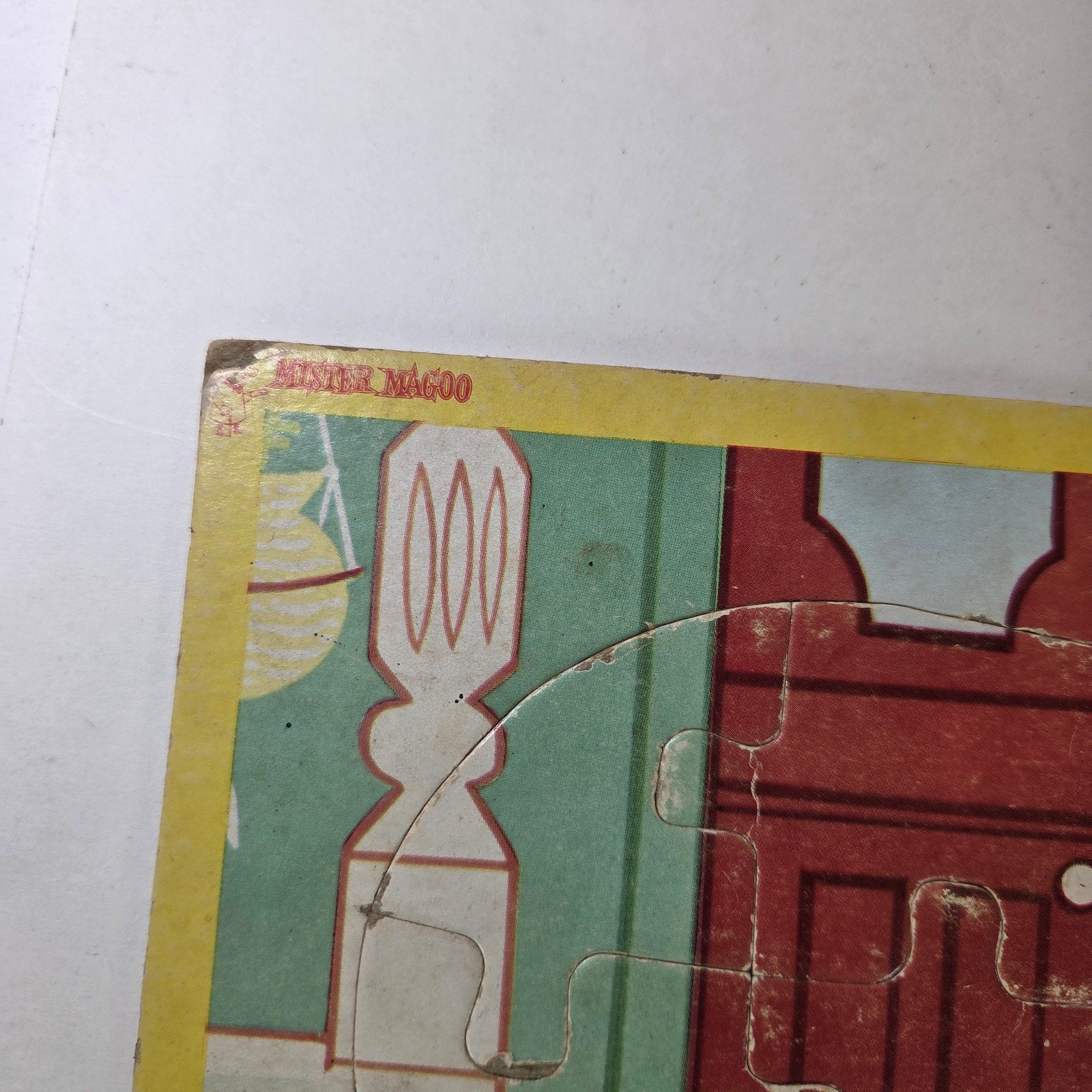 Vintage 1957 Jaymar Mister Magoo Frame Tray Puzzle #2367 Cartoon Retro