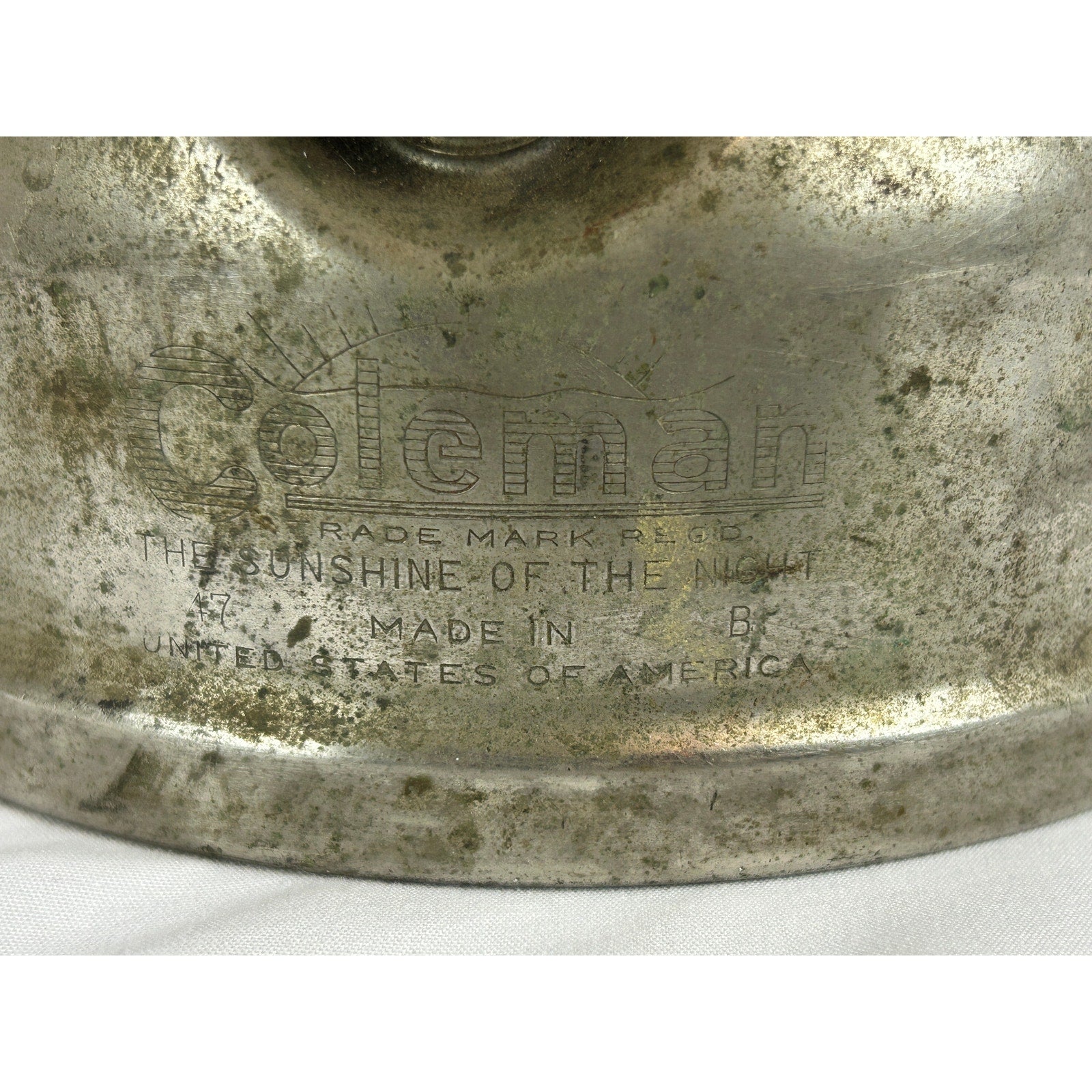 Vintage Coleman Model 47 Single Burner Camp Stove Hot Plate USA