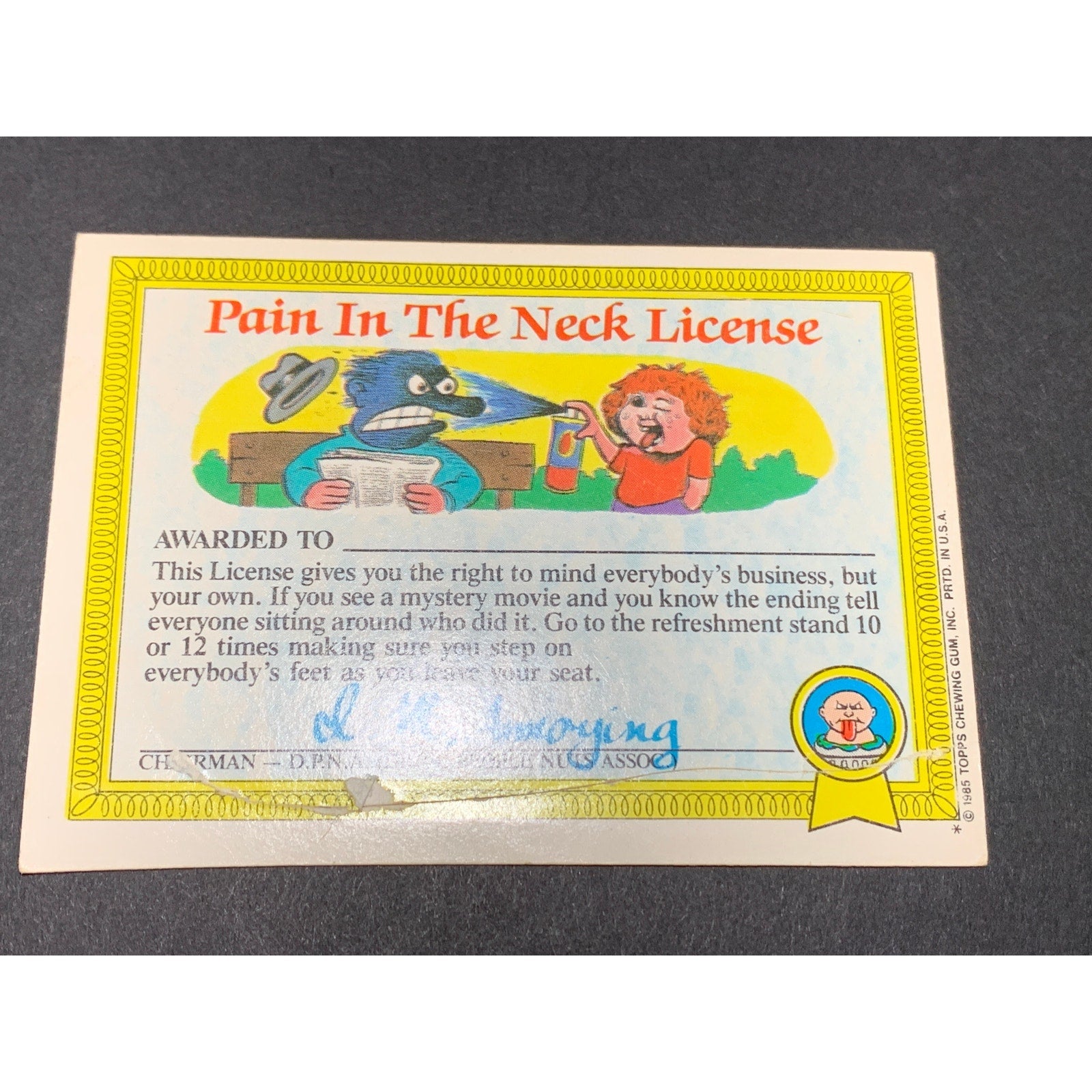 1985 Garbage Pail Kids Series 1 MashUp in Various Conditions