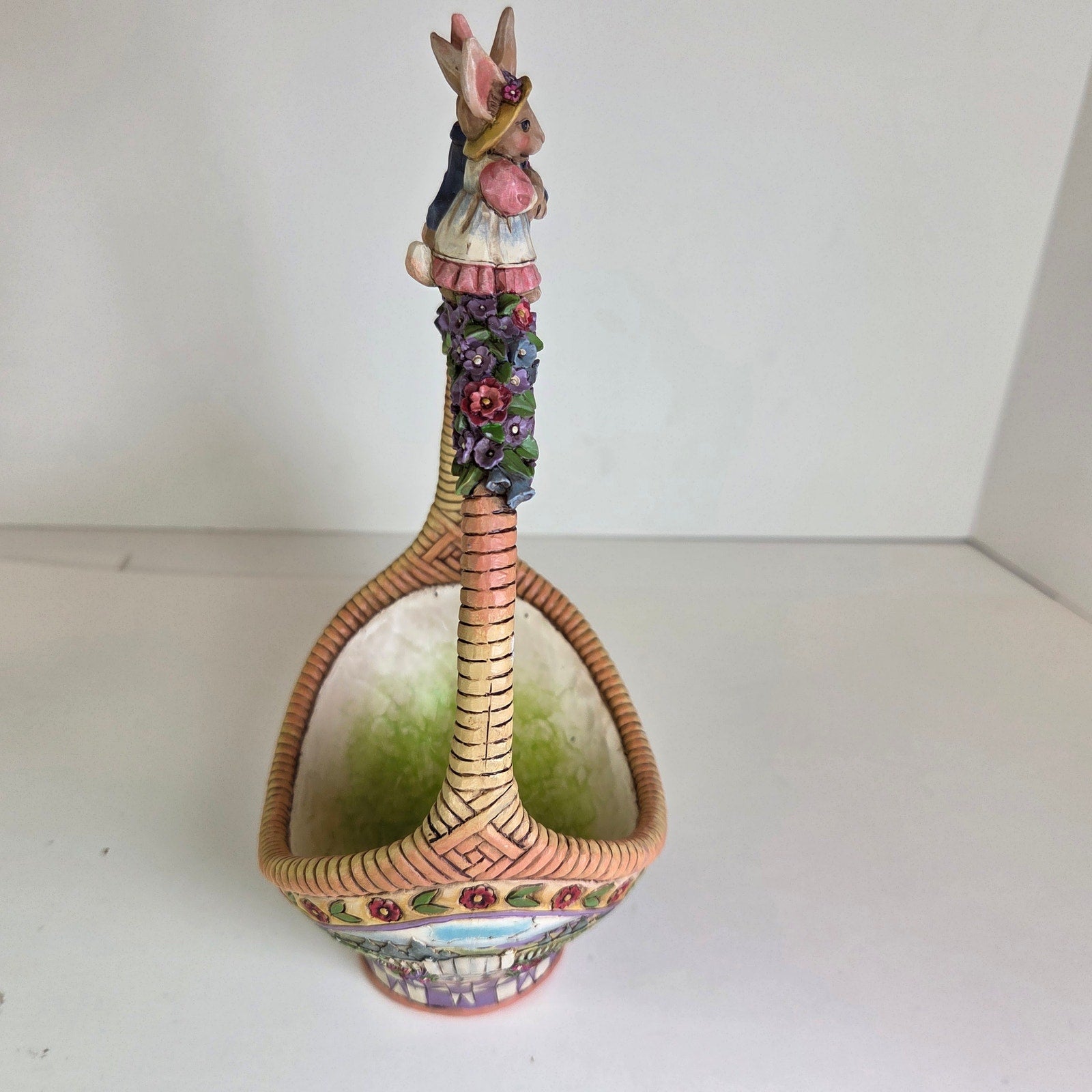 Jim Shore Heartwood Creek 2006 “Gathering Joy” Easter Basket w/ Eggs 4007546