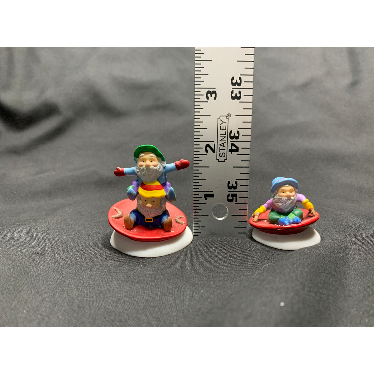 Department 56 Downhill Daredevils 56707 North Pole Set of 2 Retired Box