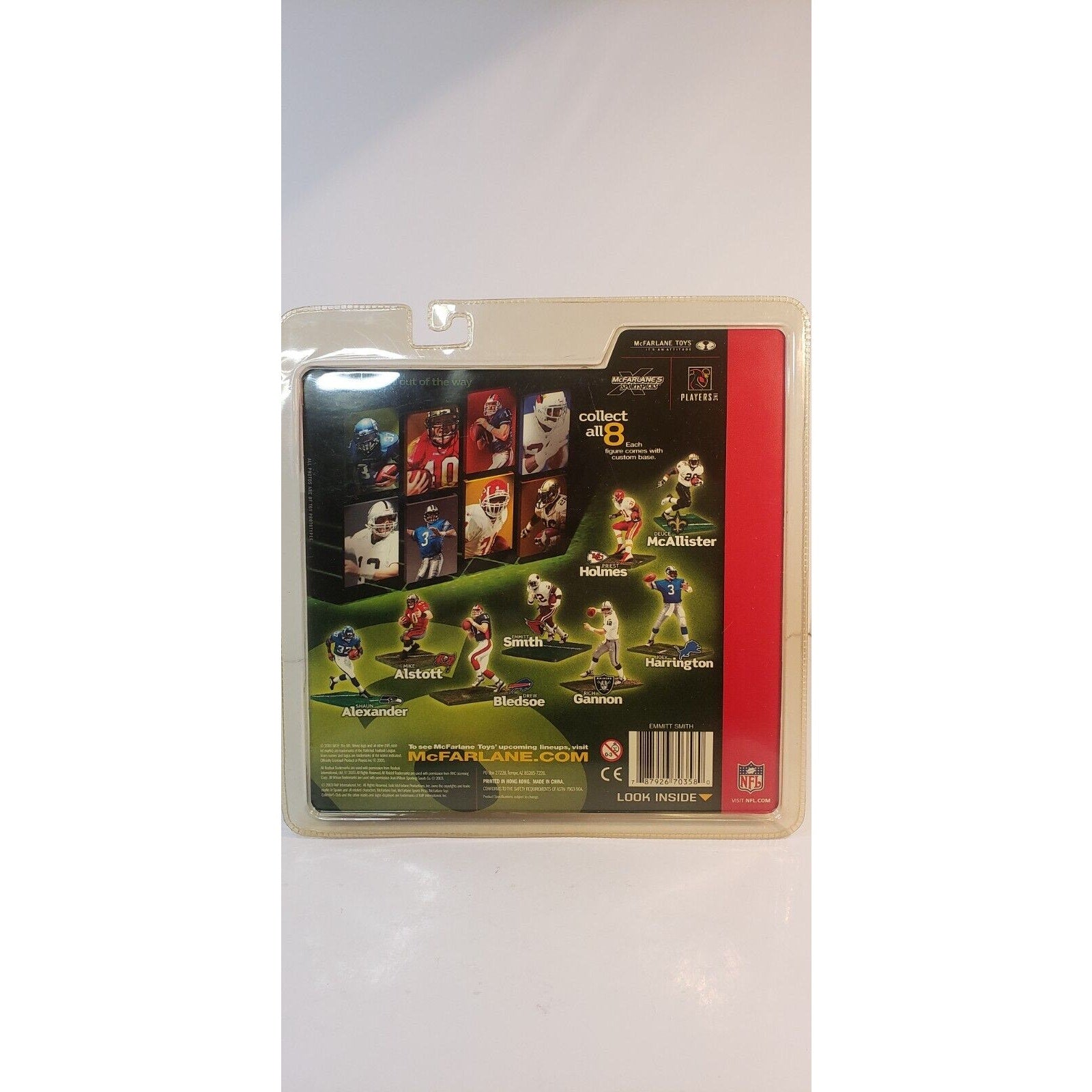 Emmitt Smith McFarlane Series 6 2003 NFL Arizona Cardinals Variant Red Jersey