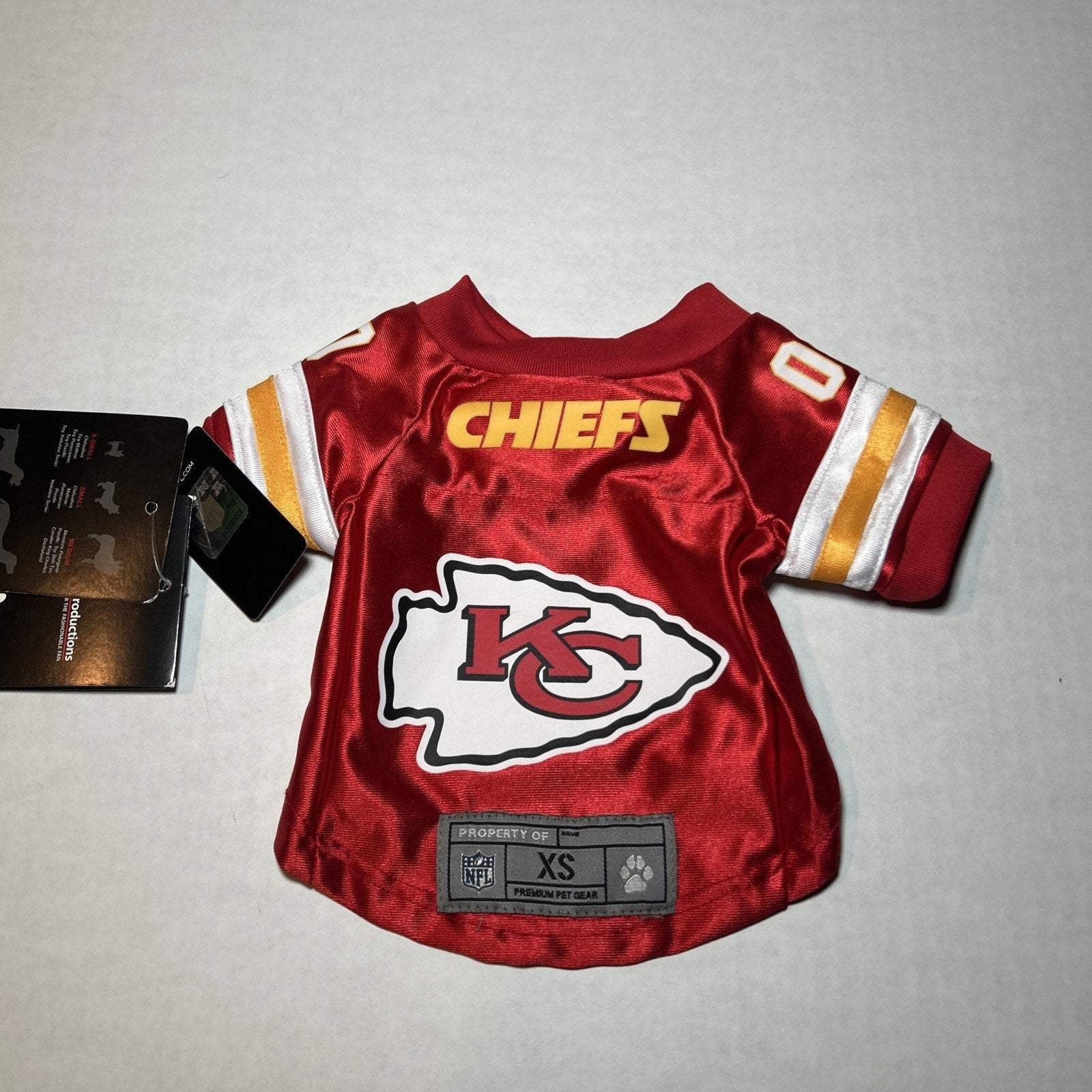 Kansas City Chiefs XS Dog Jersey