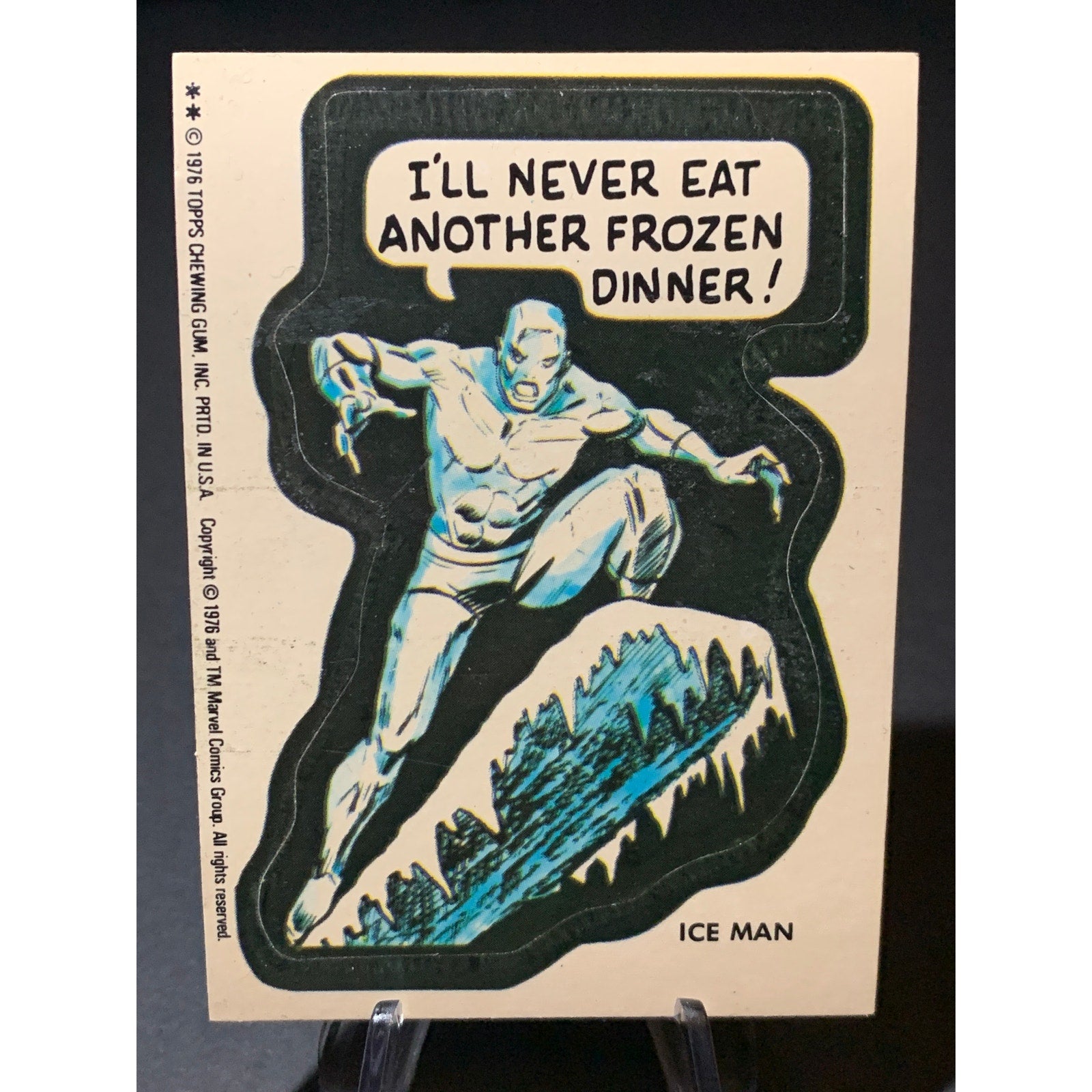 1976 Topps Marvel Super Heroes Stickers Lot 8 Human Torch Ka Zar Dr Octopus