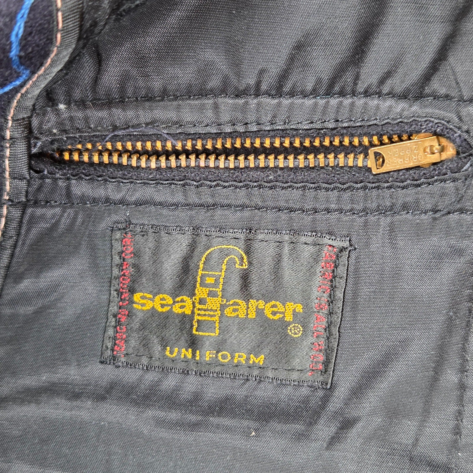Vintage Seafarer US Navy Dress Blue Crackerjack Uniform Set Dragon BM2 32x29