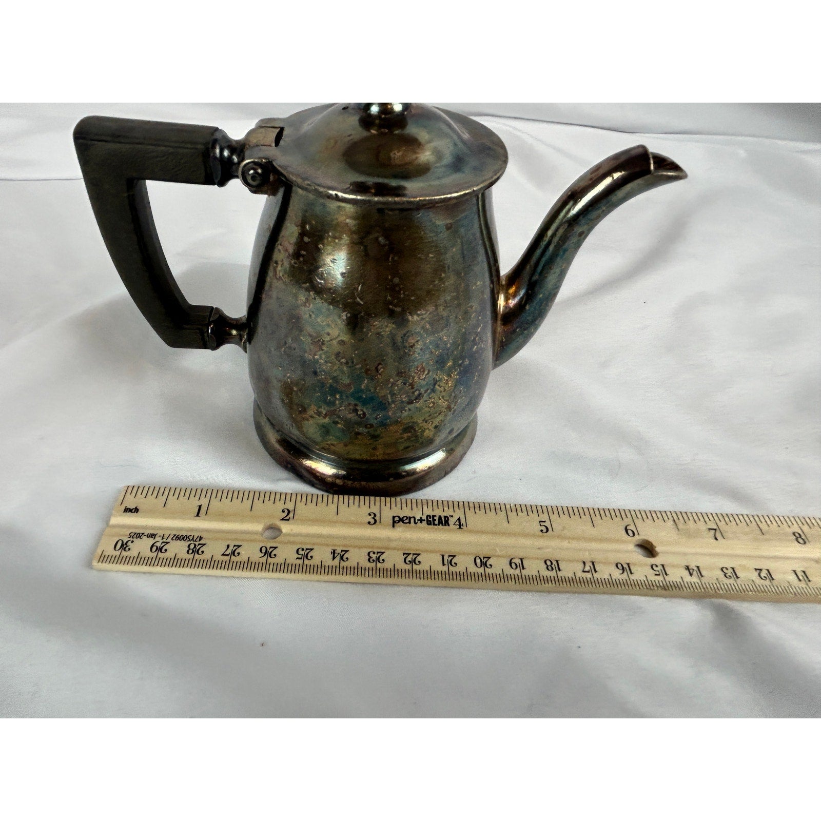Marquette Silverplate Mini Teapot Victor S Co Creamer Coffee Pot