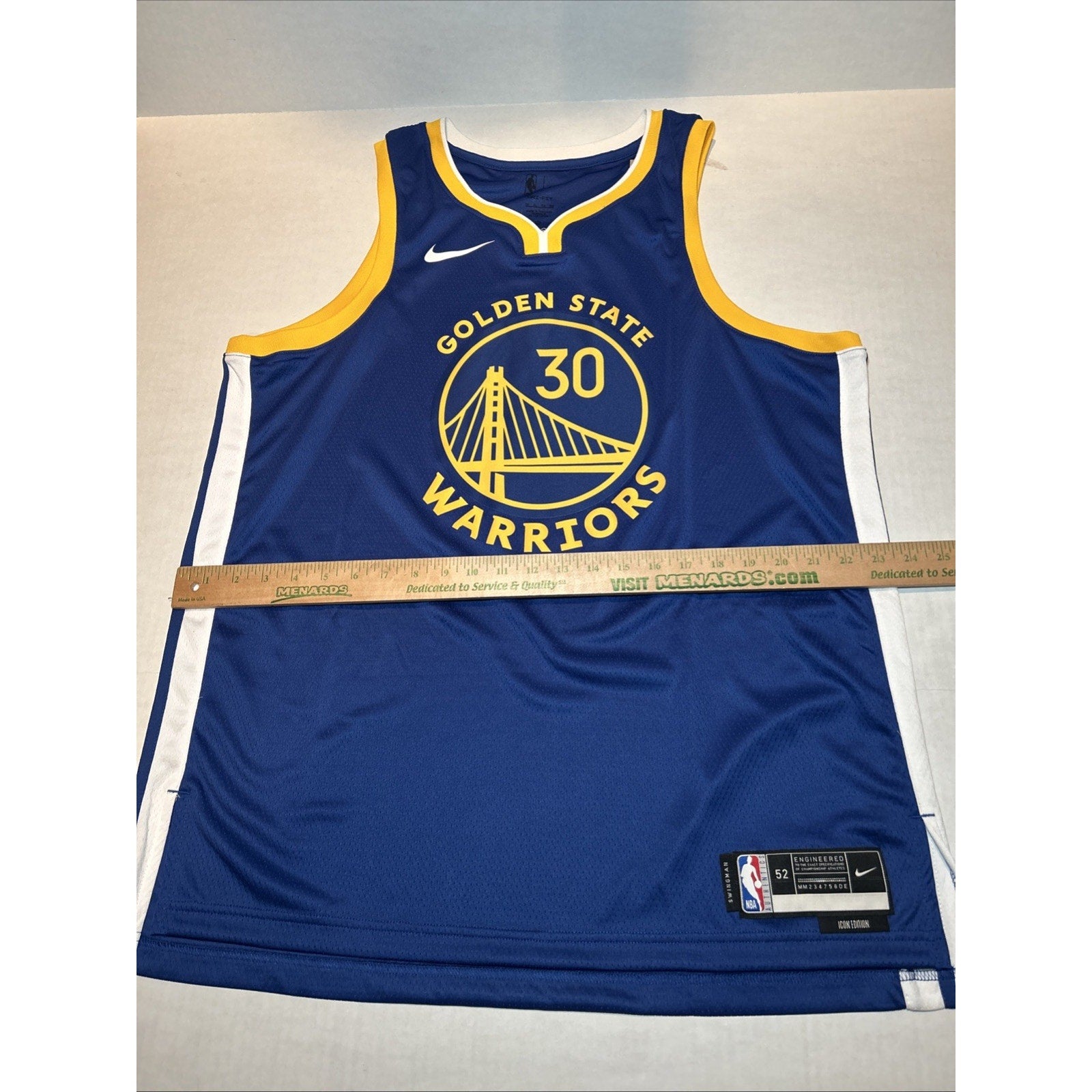 Steph Curry #30 Warriors Nike Jersey XL NBA NWT Icon Edition Basketball