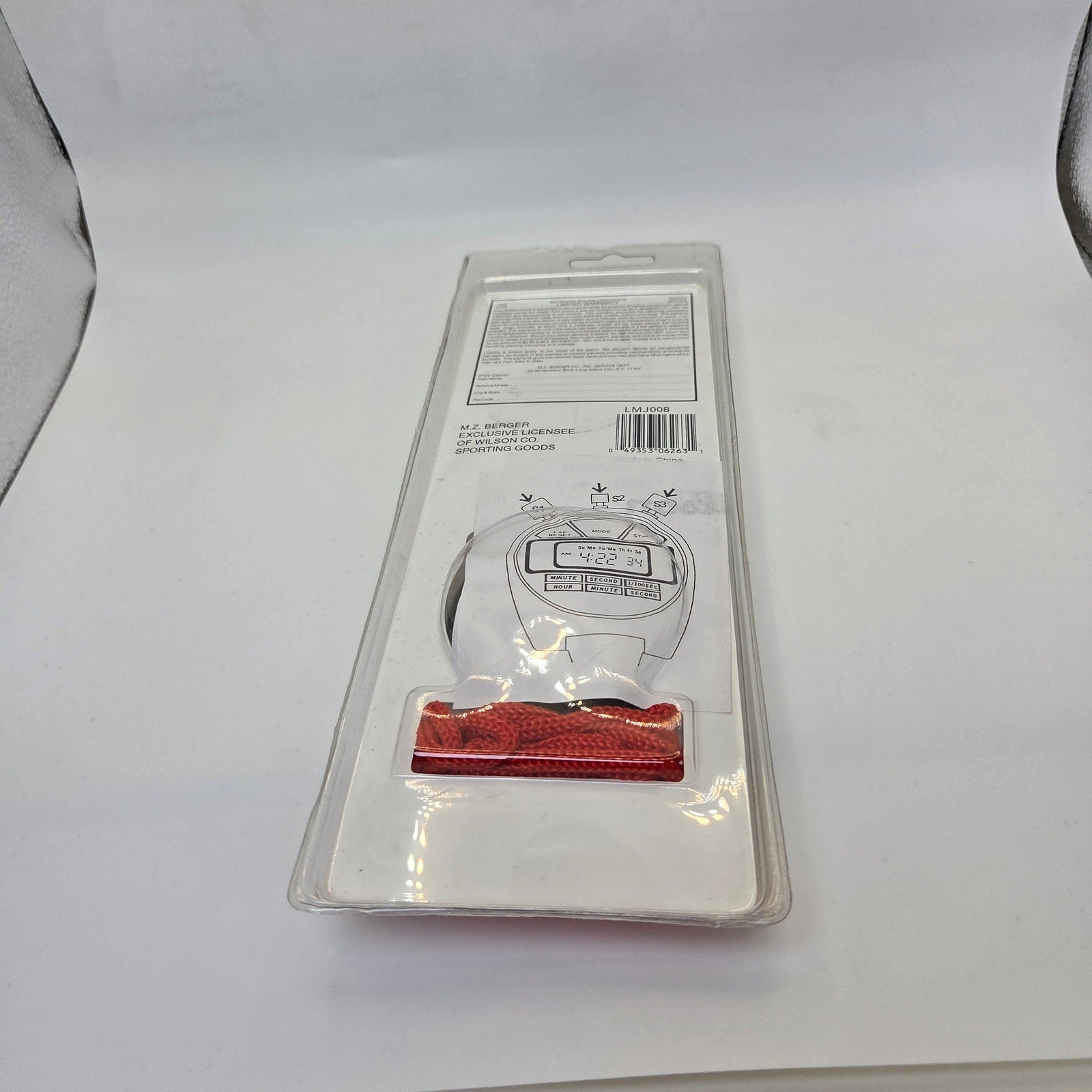 Michael Jordan Wilson Action Stopwatch LMJ008 Sealed Vintage 1990s NBA
