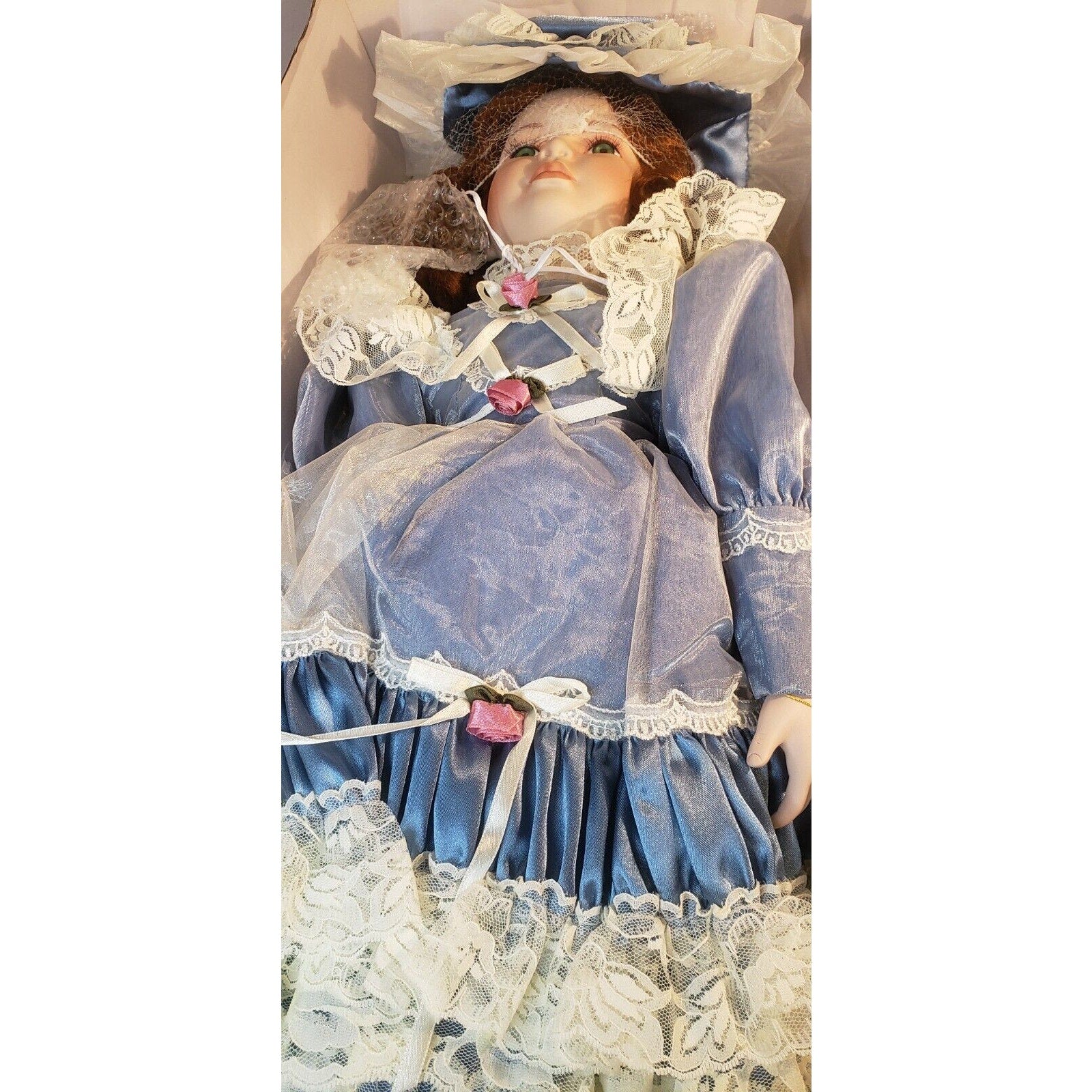 1st Impressions Val Hand Crafted Porcelain Doll 24 Inch Original Box Display