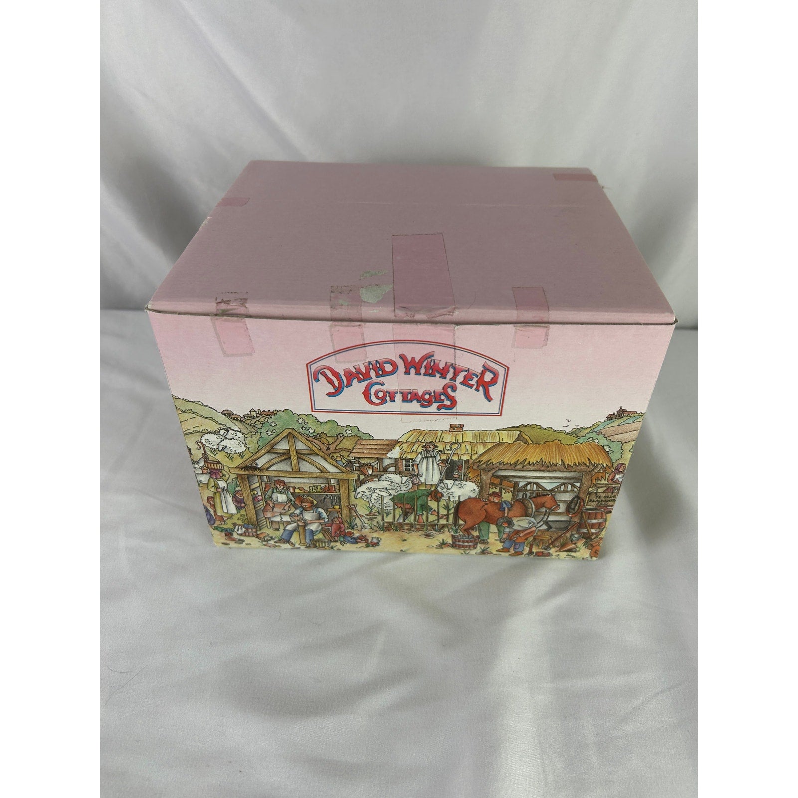 David Winter Y Ddraig Goch Welsh Collection Cottage 1993 Boxed