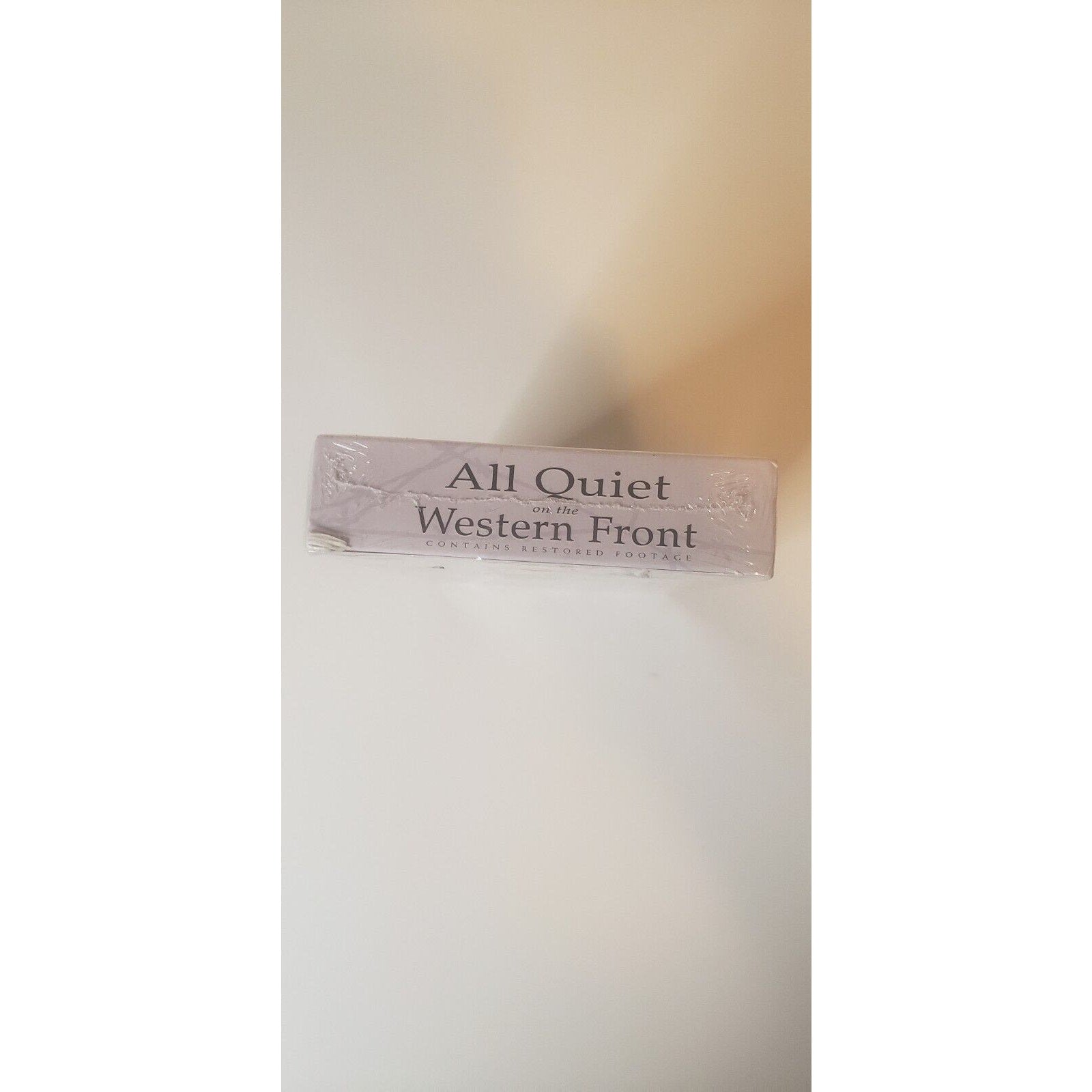 All Quiet On The Western Front VHS New Sealed Black & White Oscar Winner