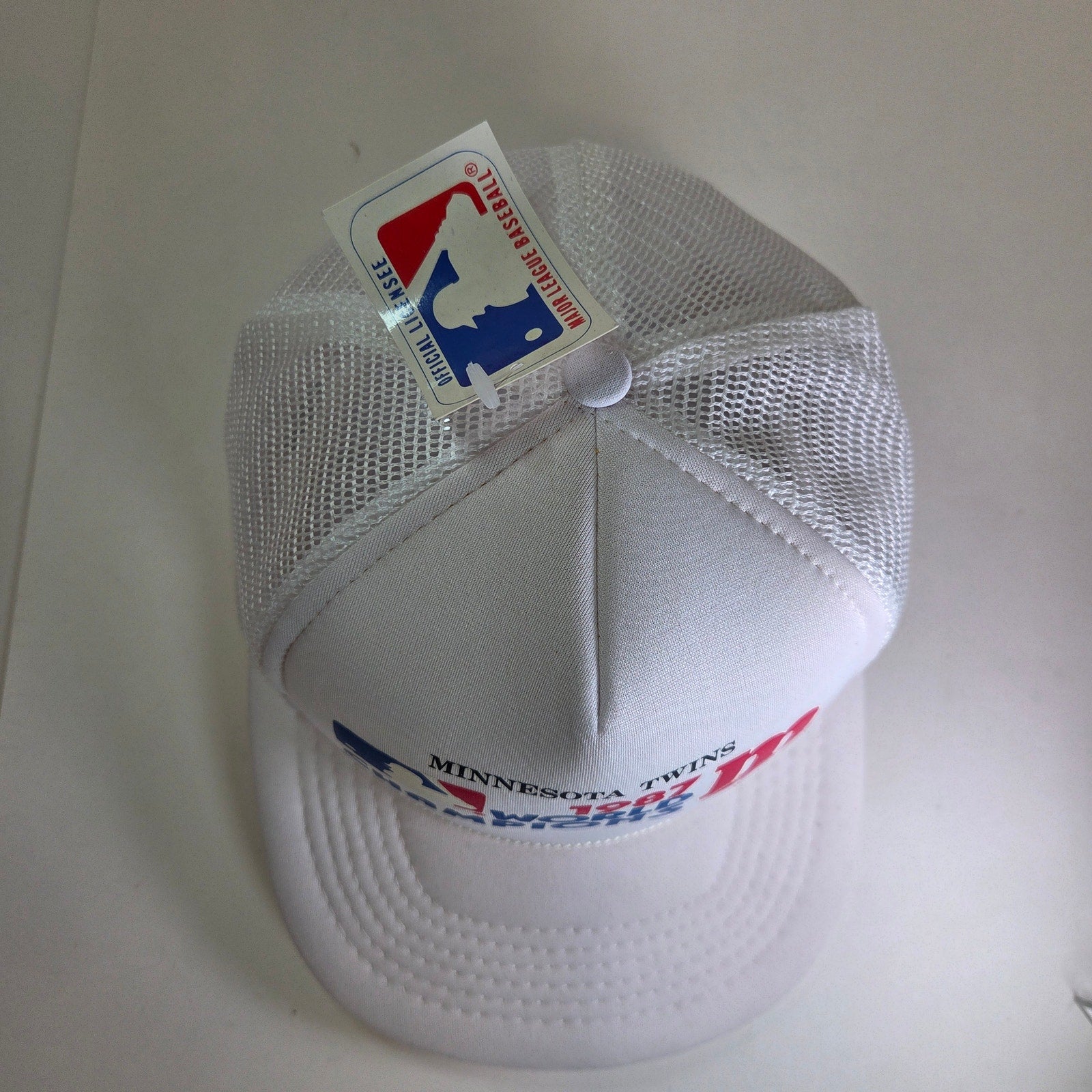 Minnesota Twins 1987 World Champions Snapback Trucker Hat M/L
