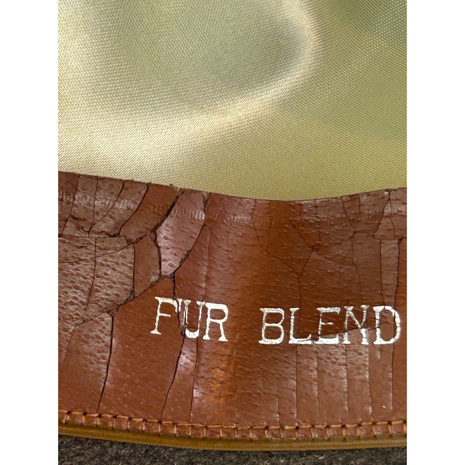 Dobbs Fifteen Brown Fur Felt Fedora Hat 7 1/4 With Box Vintage