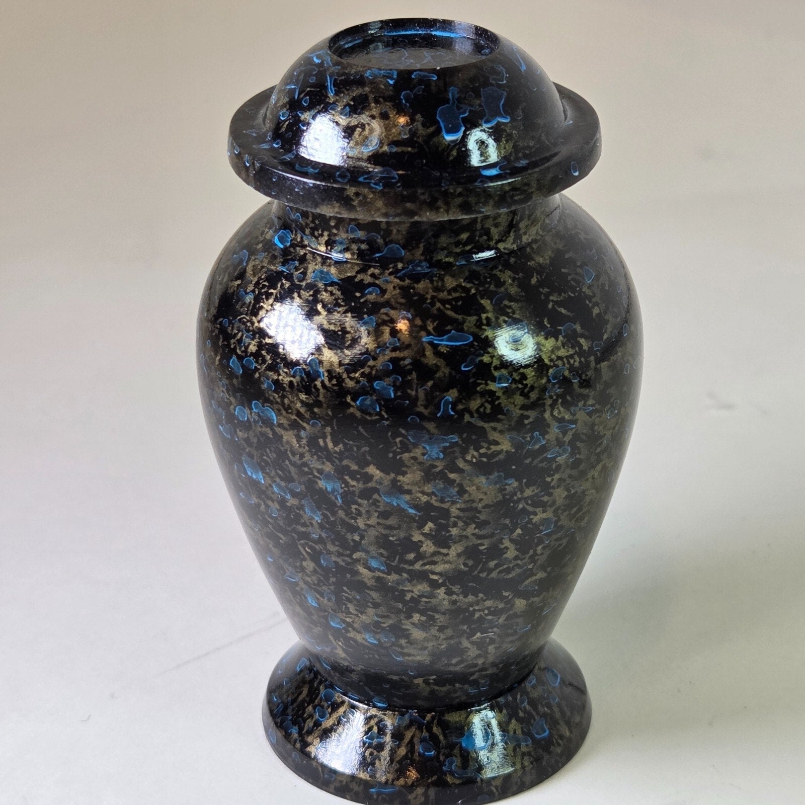 Night Sky Scenery Small Cremation Keepsake, Urn for Ashes 3" Aluminum