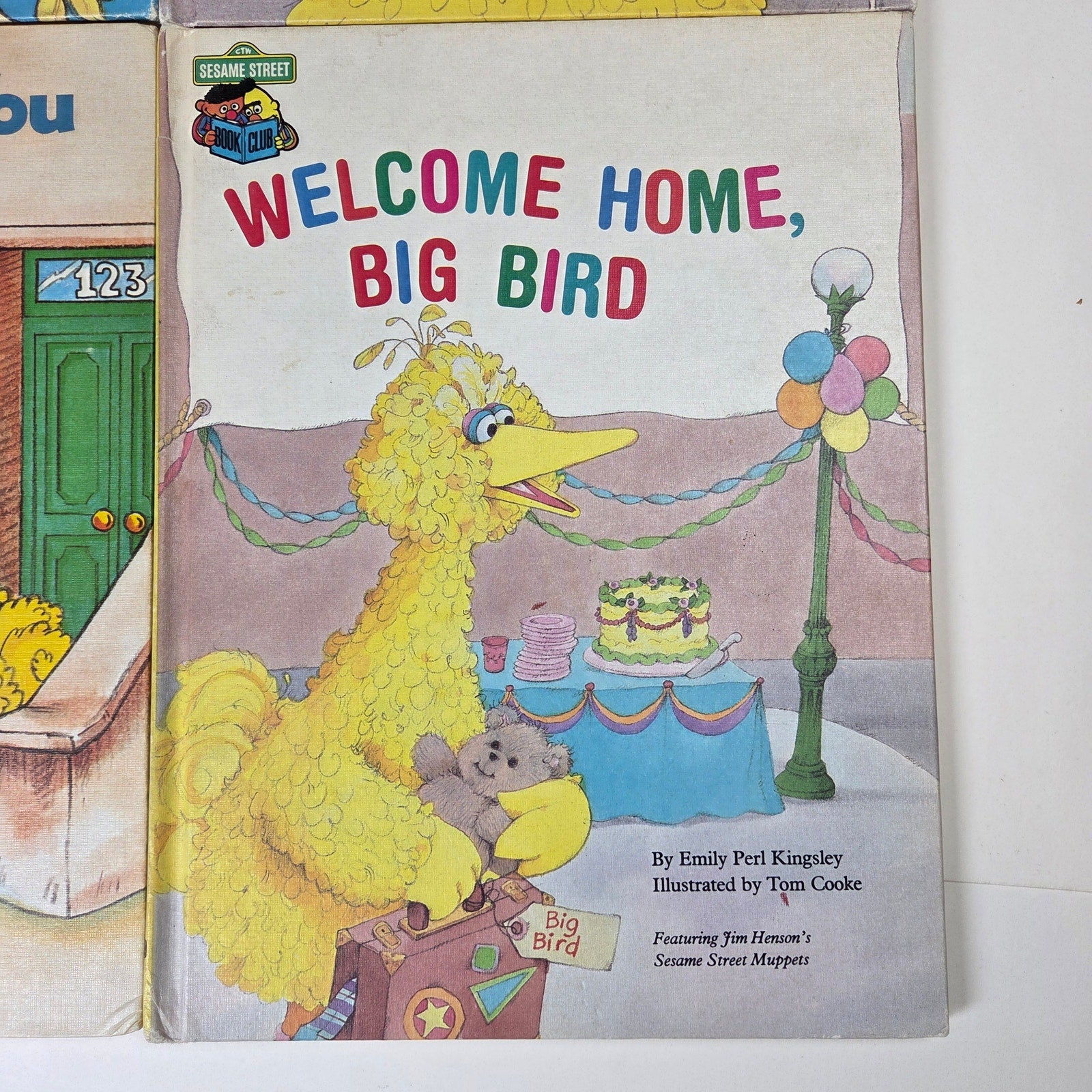 Vintage Sesame Street Book Club Big Bird Hardcover Books Lot of 5 1980s