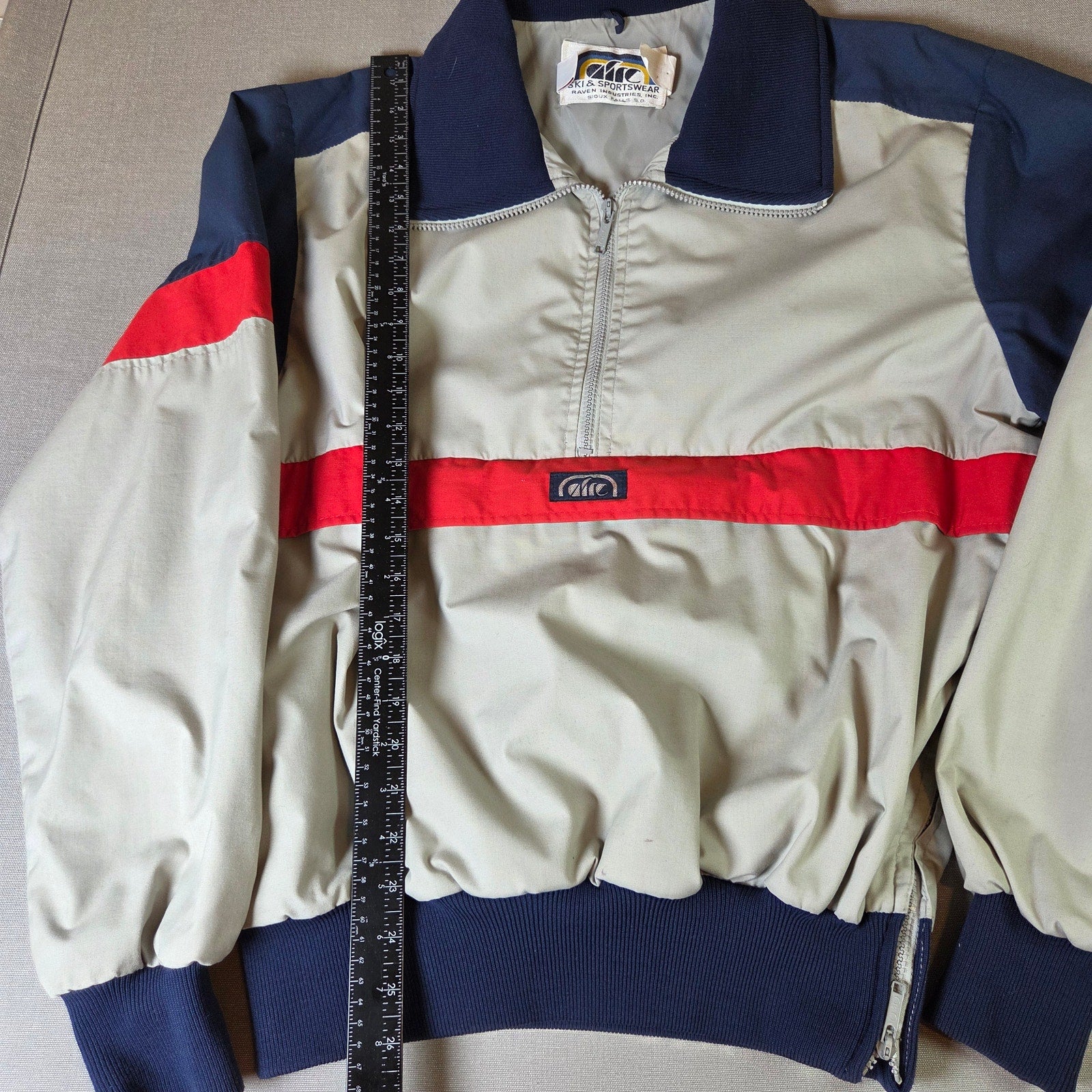 AMC Ski & Sportswear 1/4 Zip Jacket Made in USA Men’s L Vintage