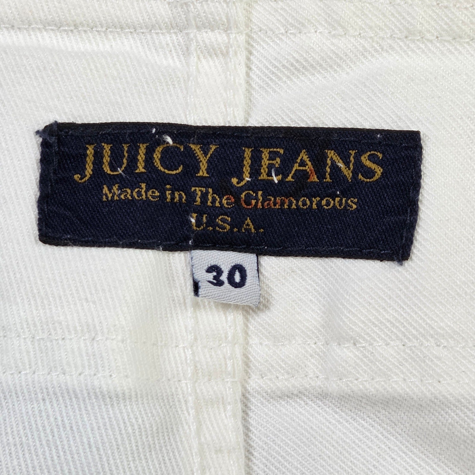 Juicy Jeans USA White Low Rise Flare Bell Bottom Pants Women’s Size 30