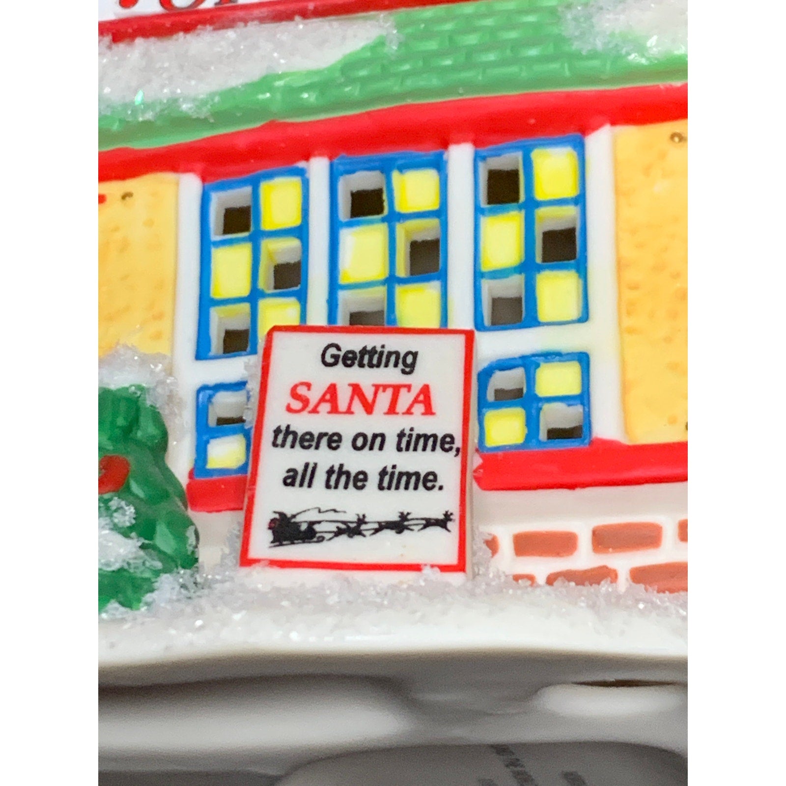 Dept 56 North Pole Around the World 24 Hours Flight Center 56.56790 Box