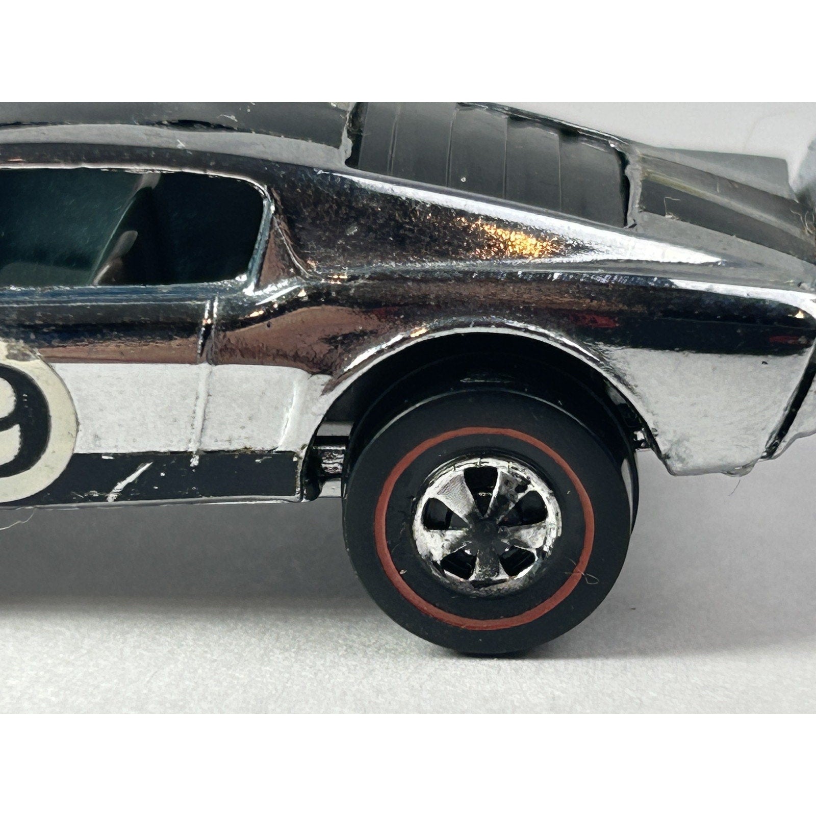 Vintage Hot Wheels Mustang Boss Hoss Redline Diecast Car 1969 Hong Kong