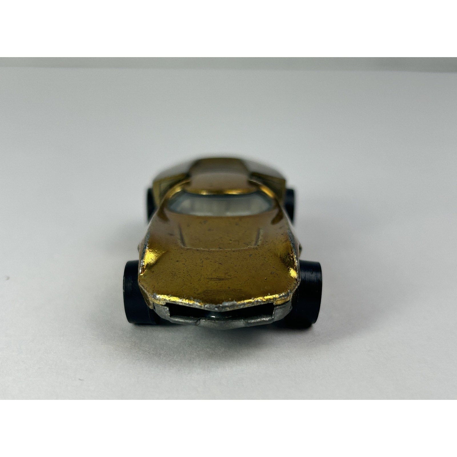 Vintage Hot Wheels Turbo Fire Redline Diecast Car Gold 1968 Mattel USA Collector