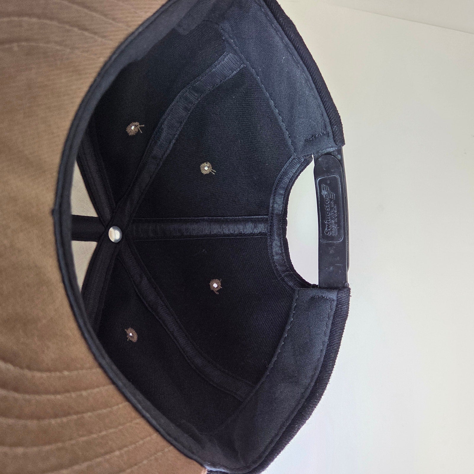 Vintage Chevy Trucks Snapback Hat Swingster USA Made Black Brown Cap