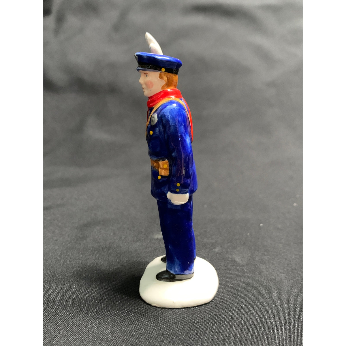 Department 56 Snow Village Calling All Cars 5174-8 Police Car Officer Retired