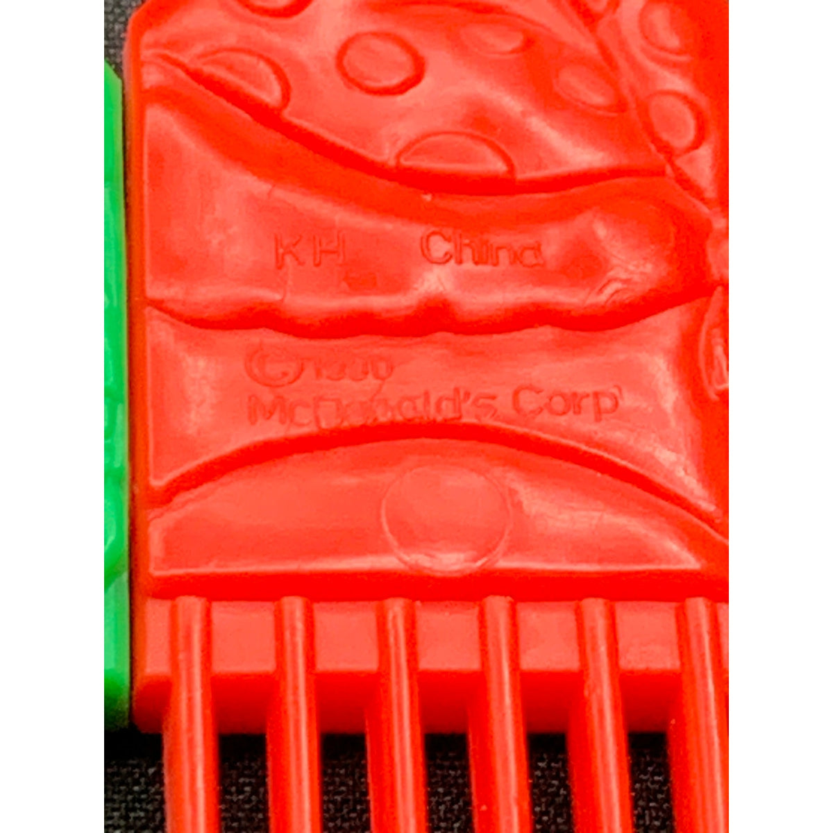 1990 McDonald's Good Morning Happy Meal McDonaldland Connectible Comb Complete