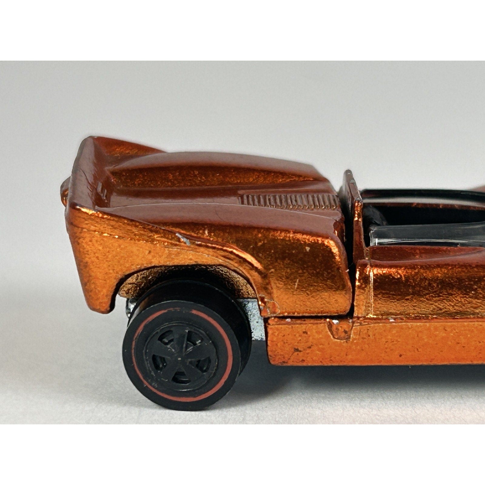 Vintage Hot Wheels 1969 McLaren M6A Redline Diecast Car W/Button